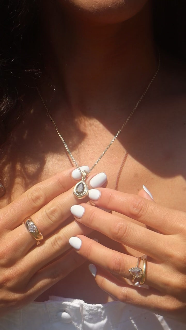 Pear cut diamond Charms & Pendants