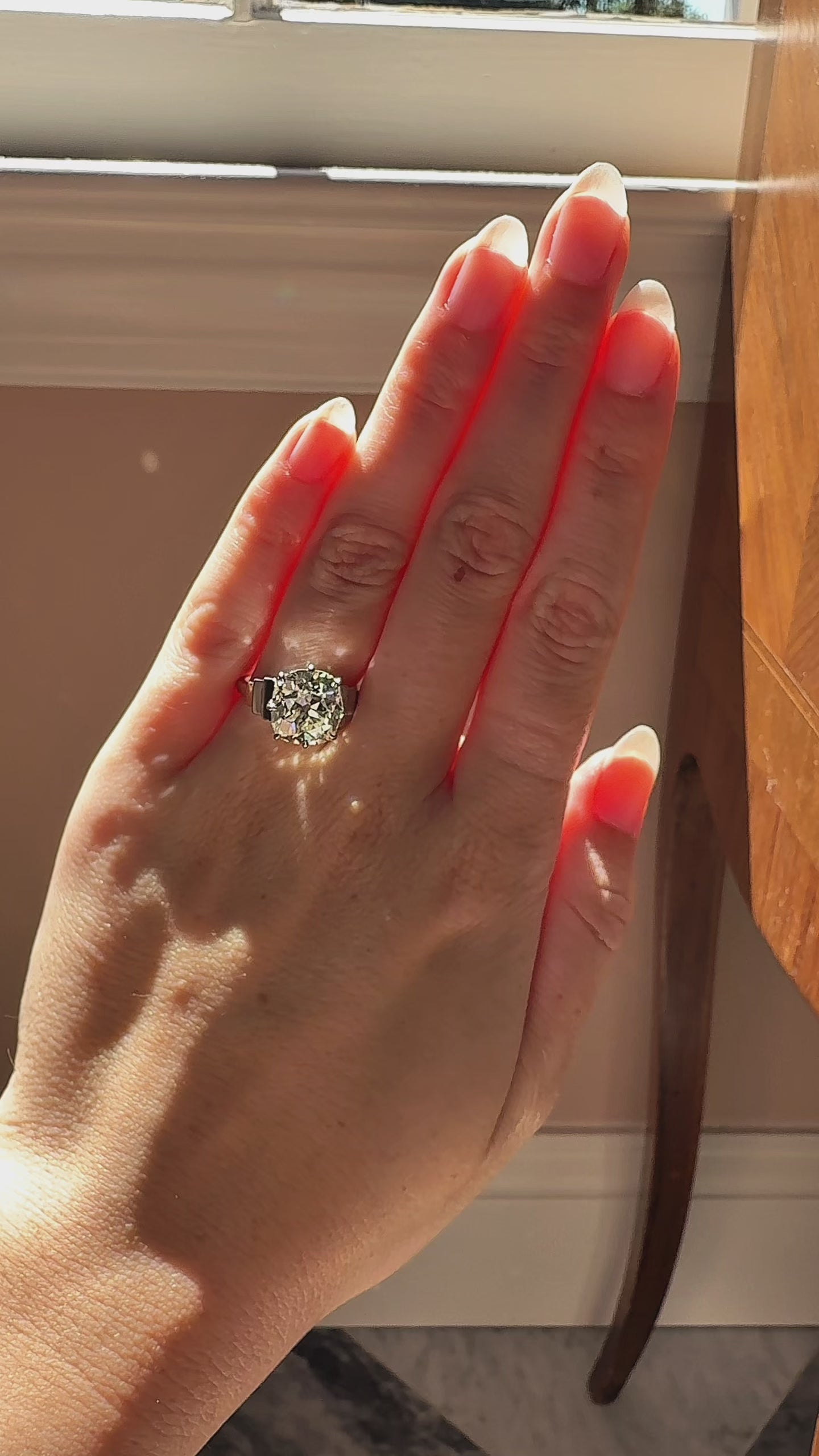  videos and images of vintage Rings-Old Mine cut diamond Rings