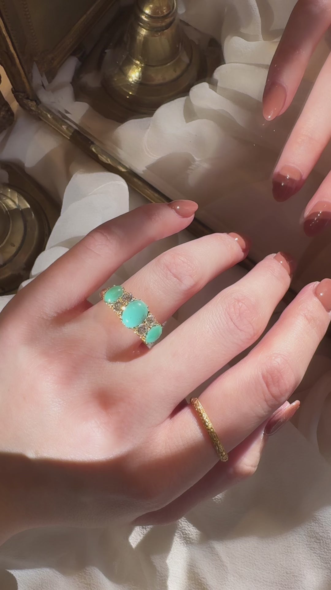 diamond in yellow gold setting