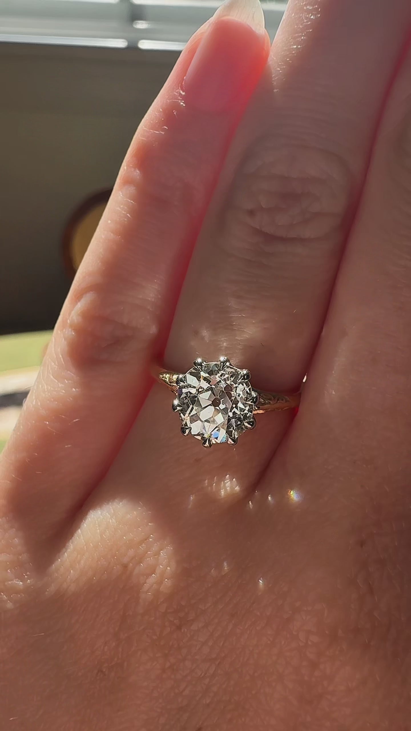 Old Mine cut diamond Rings