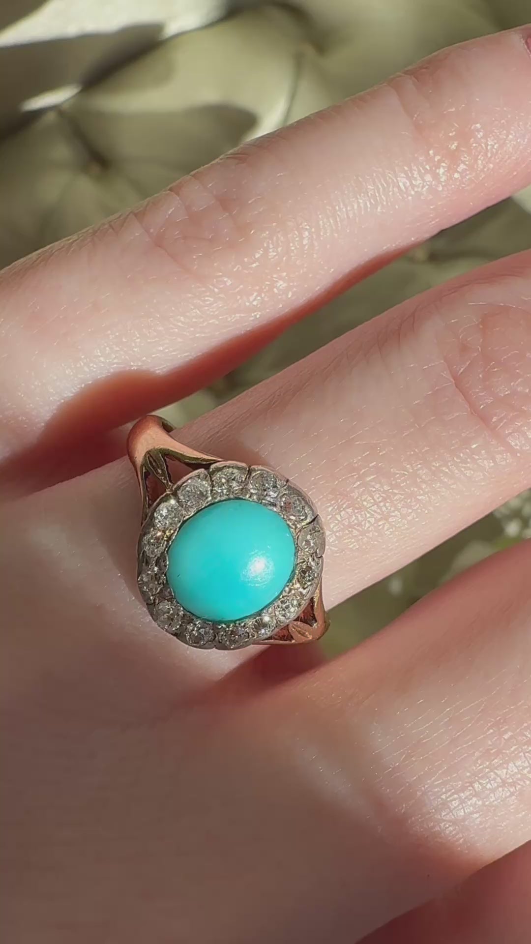 j-k-l color, vs clarity diamond in yellow gold setting