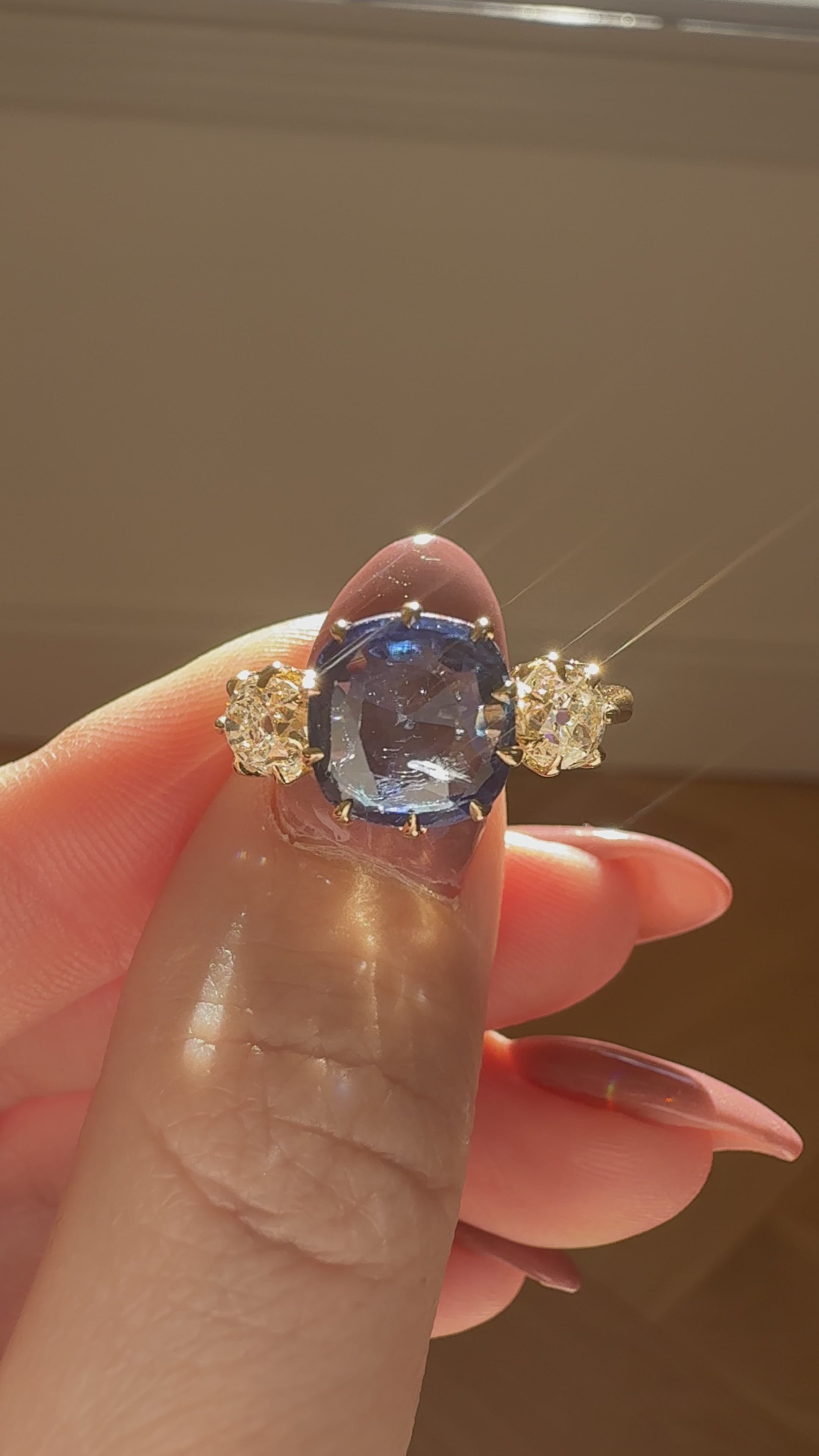 Old Mine cut diamond Rings