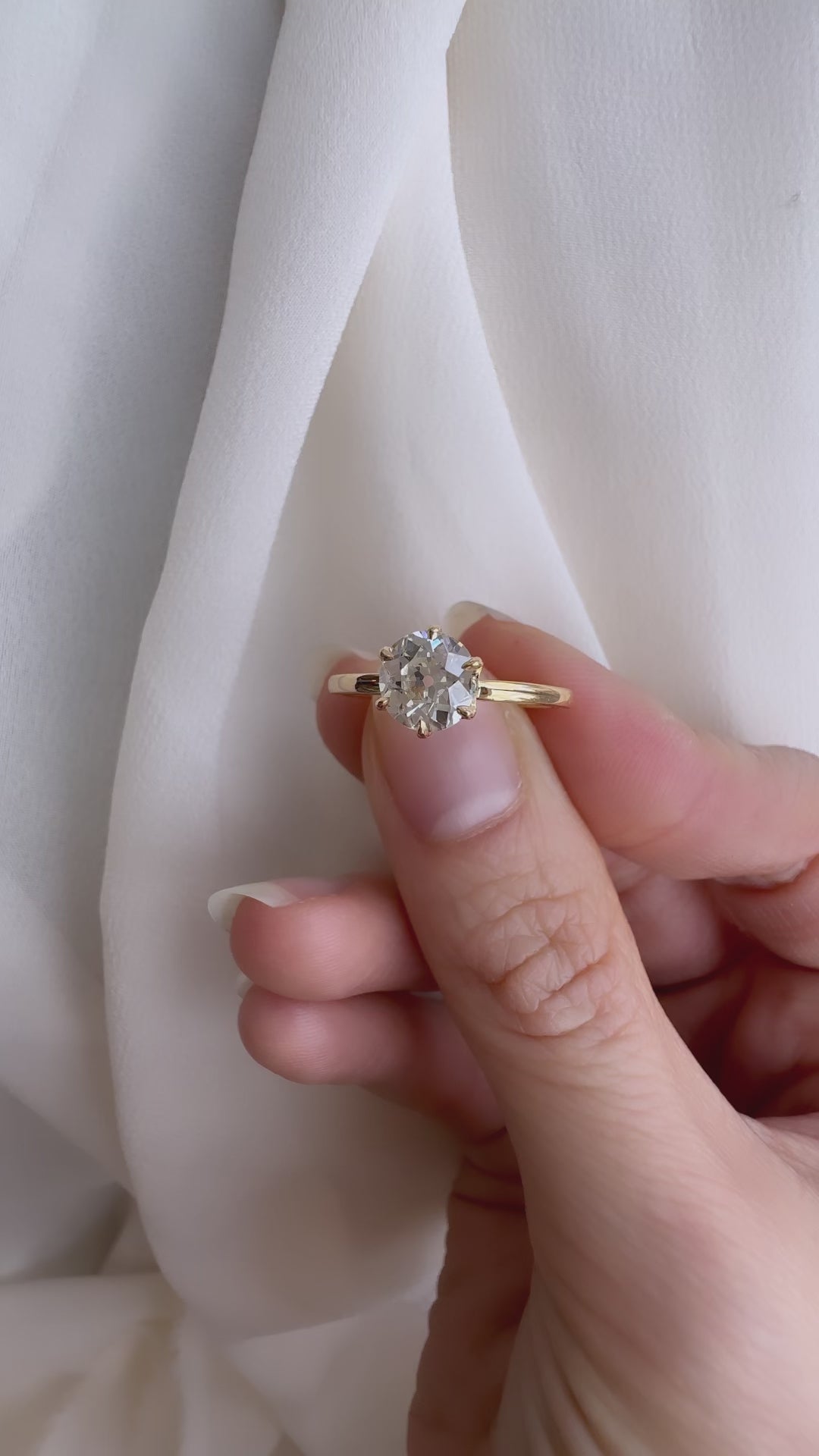 Old European cut diamond 