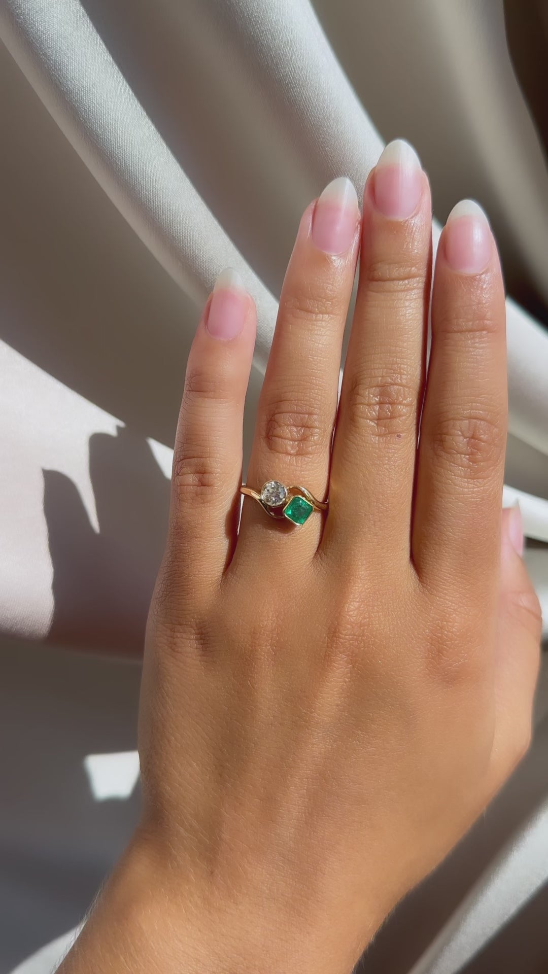 j-k-l color, vs clarity diamond in yellow gold setting