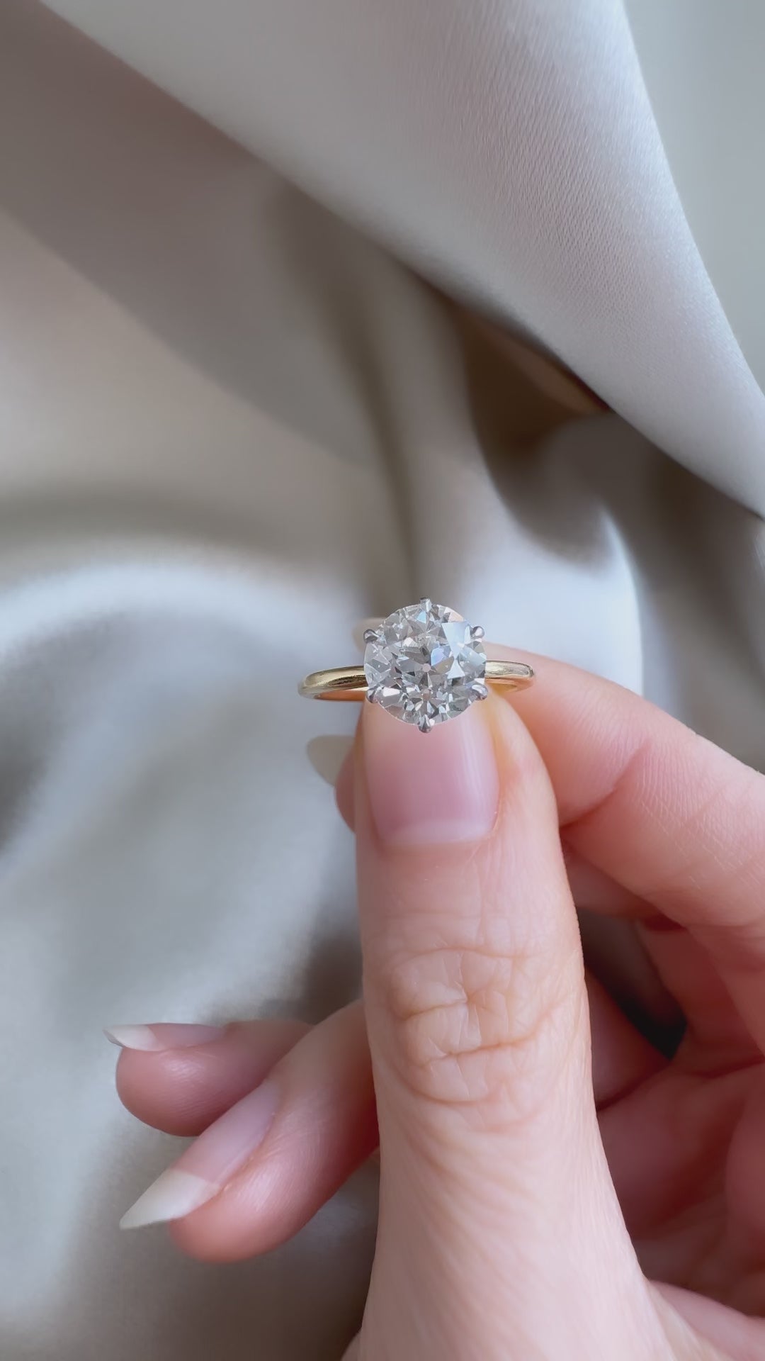 Old European cut diamond 