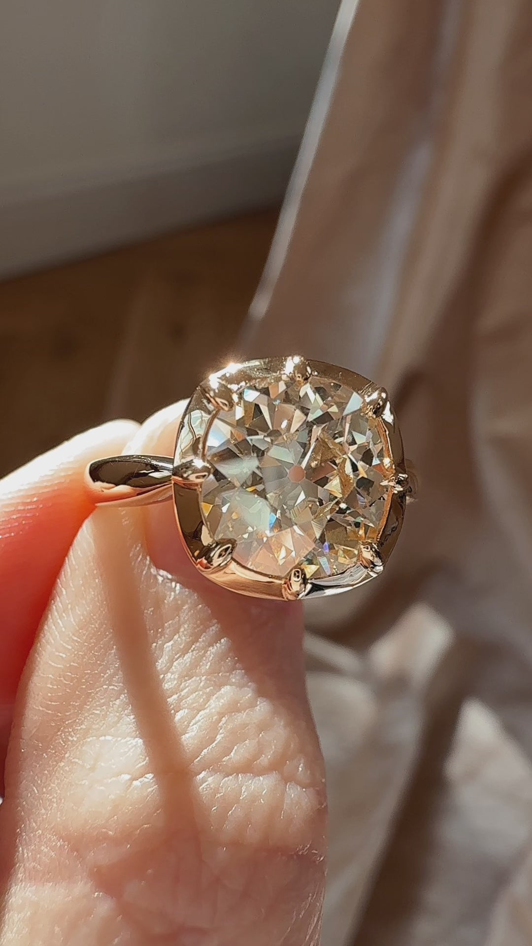 Old Mine cut diamond Rings