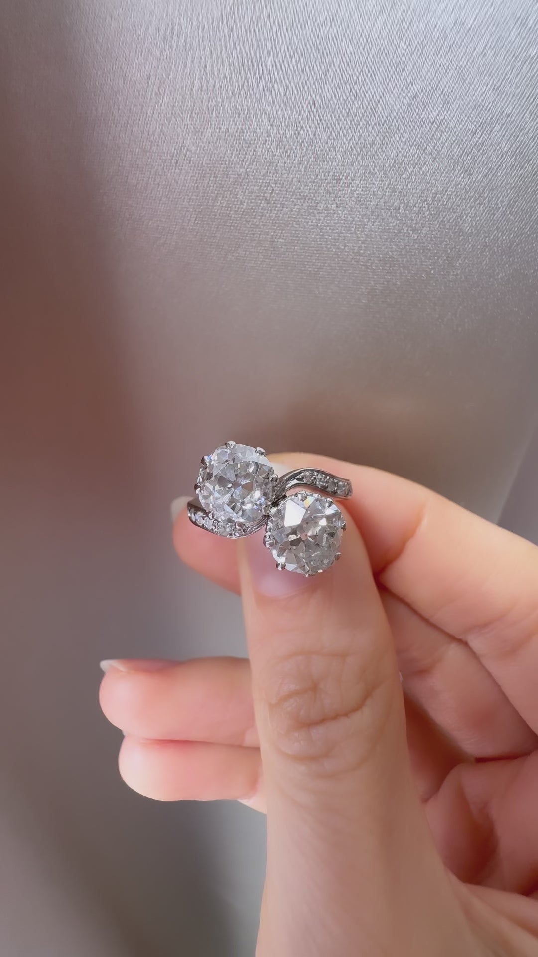  videos and images of vintage -Old Mine cut diamond 