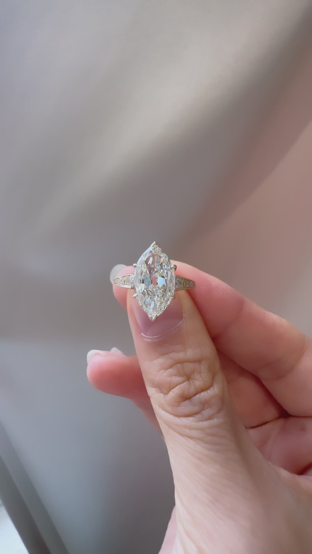 Marquise/Oval cut diamond 