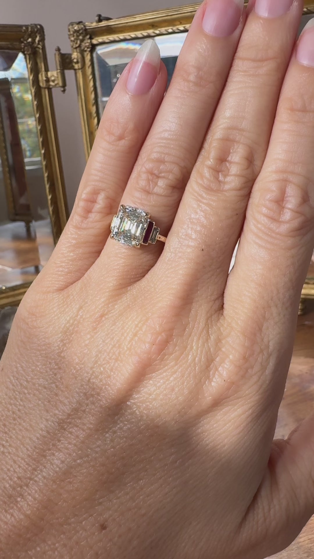 j-k-l color, vvs clarity diamond in yellow gold setting