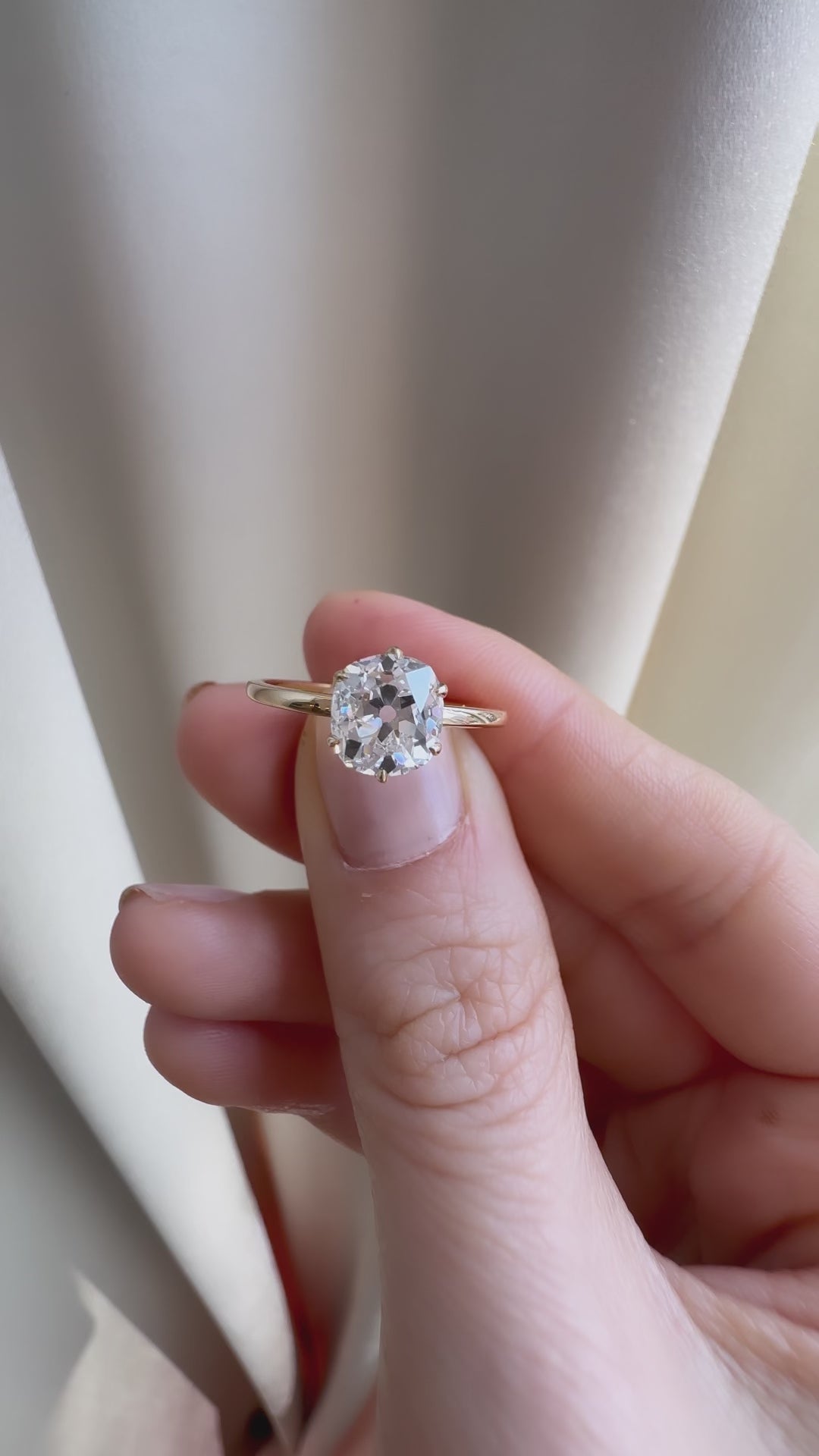 Old Mine cut diamond 