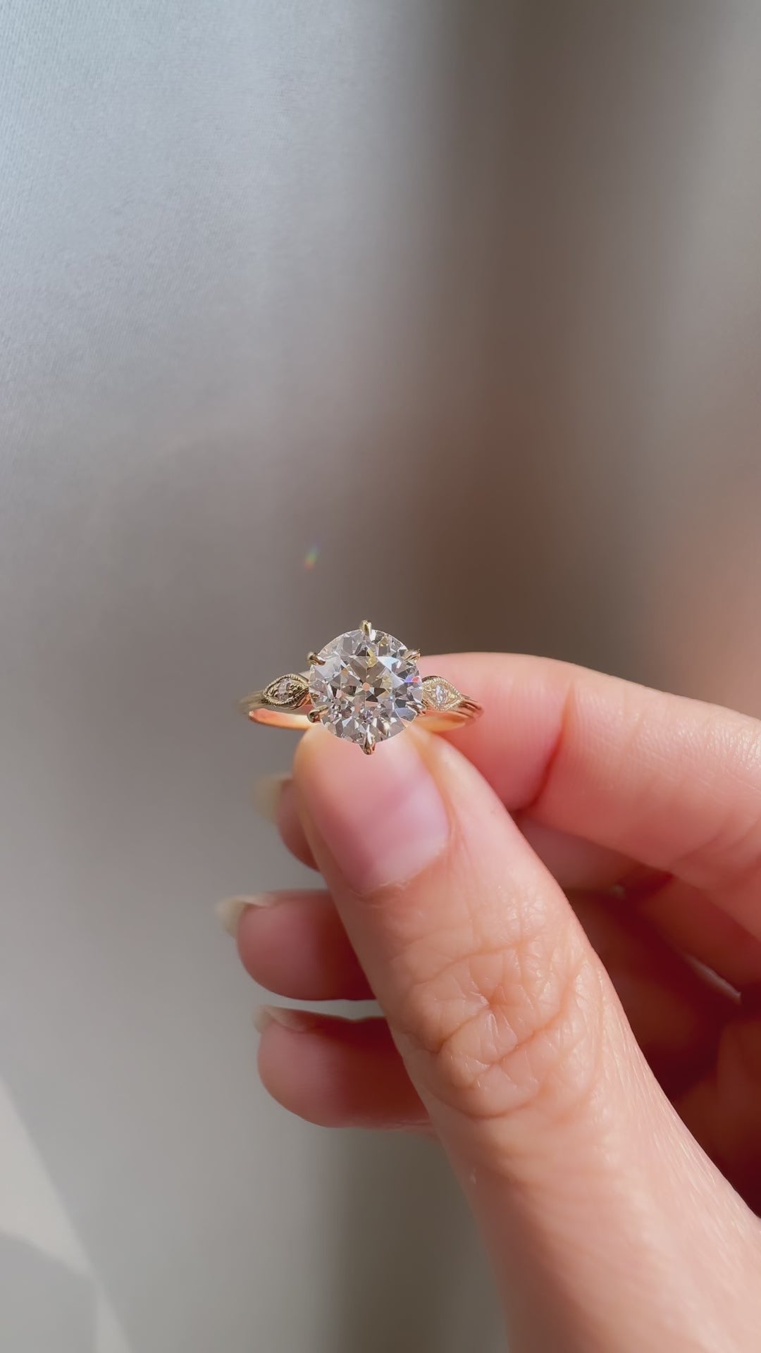 Old European cut diamond 