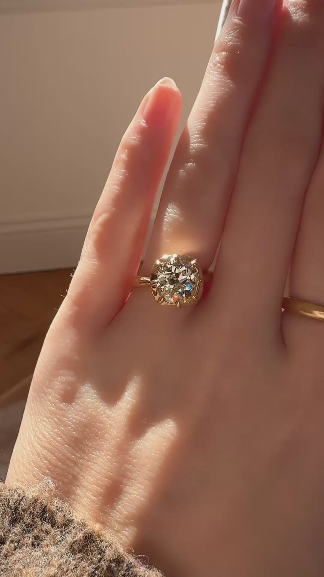  videos and images of vintage Rings-Old Mine cut diamond Rings