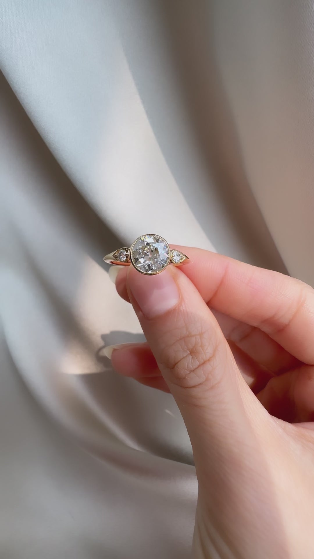 Old European cut diamond 