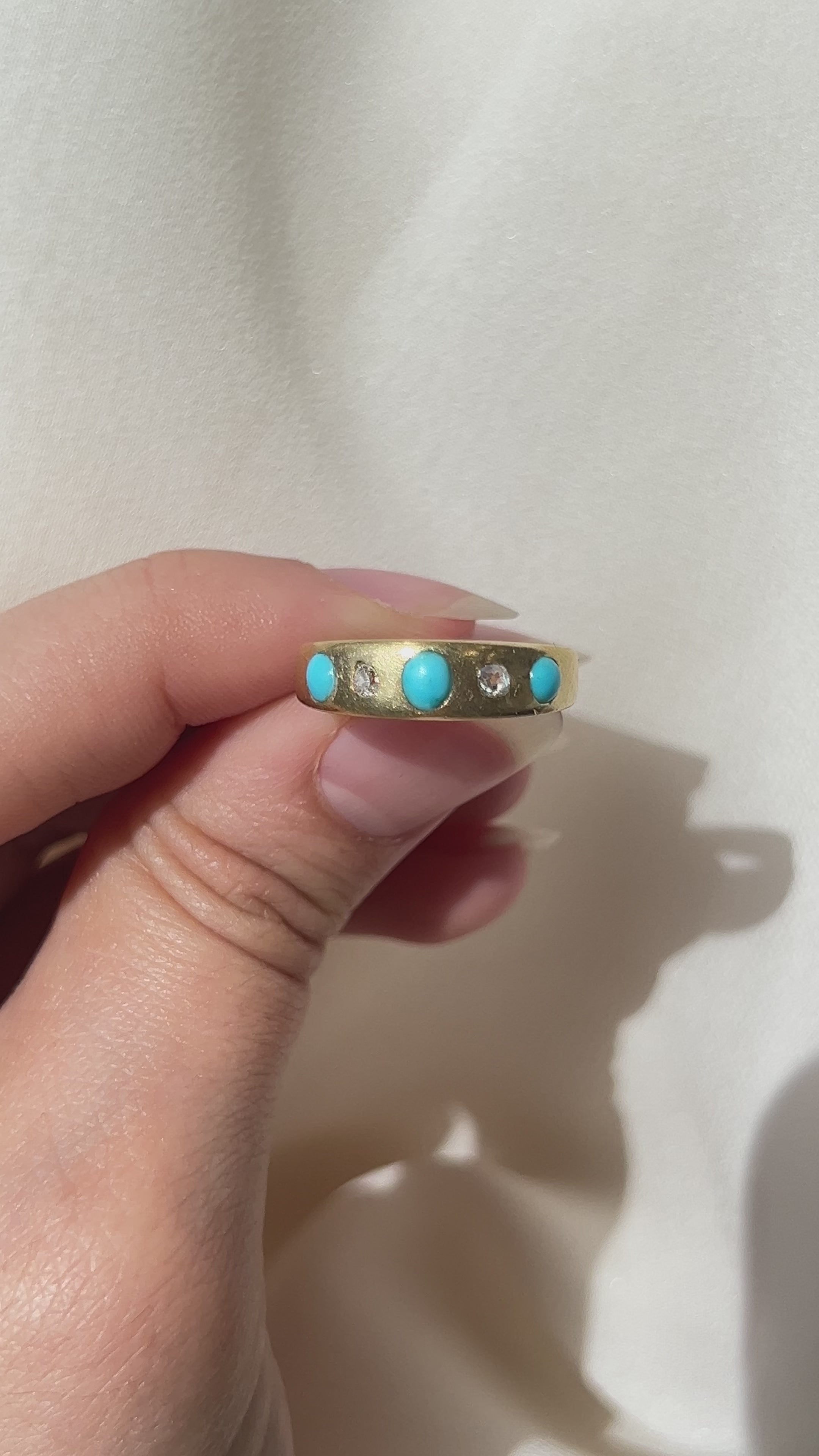 diamond in yellow gold setting