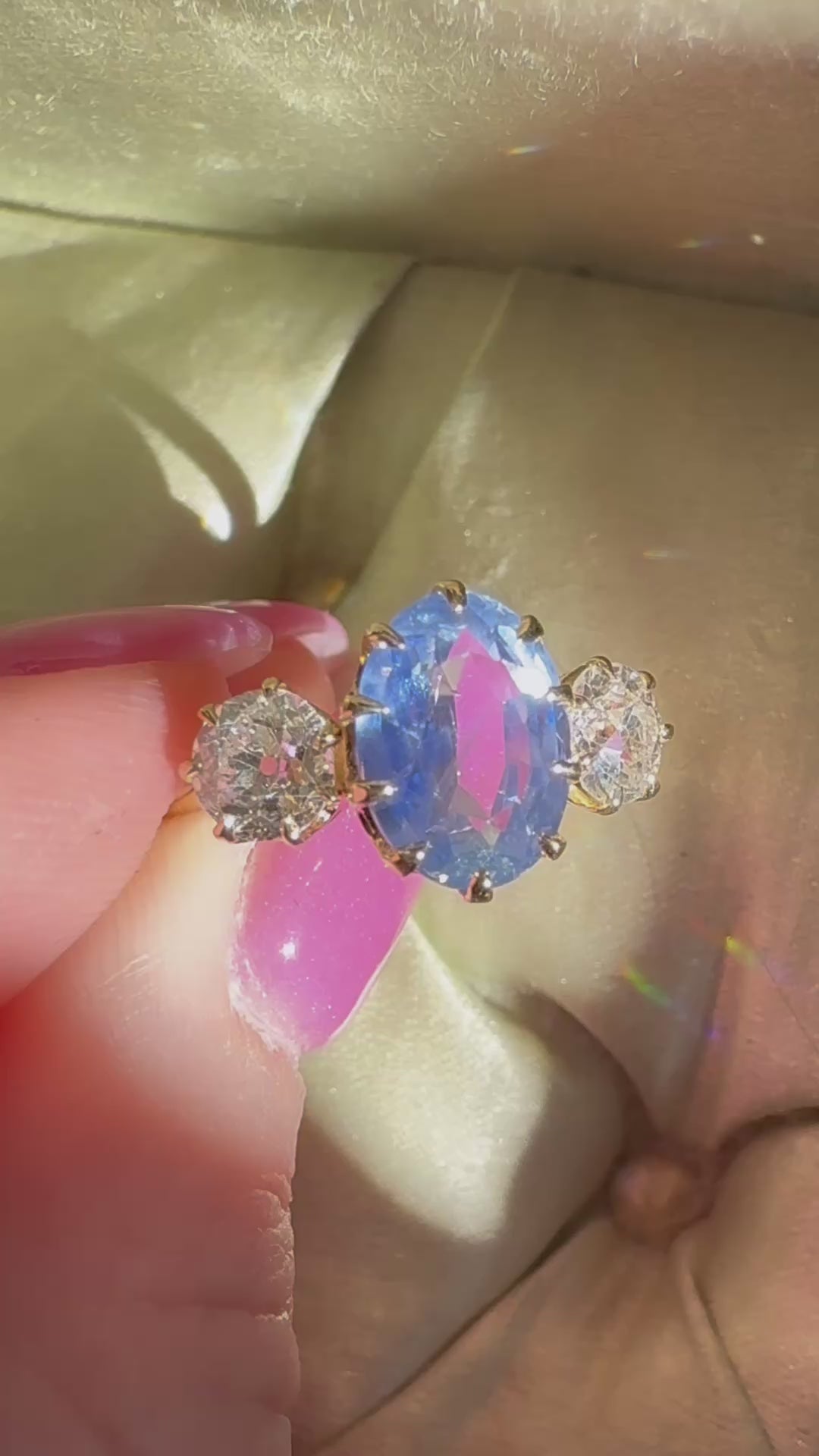 j-k-l color, vs clarity diamond in yellow gold setting