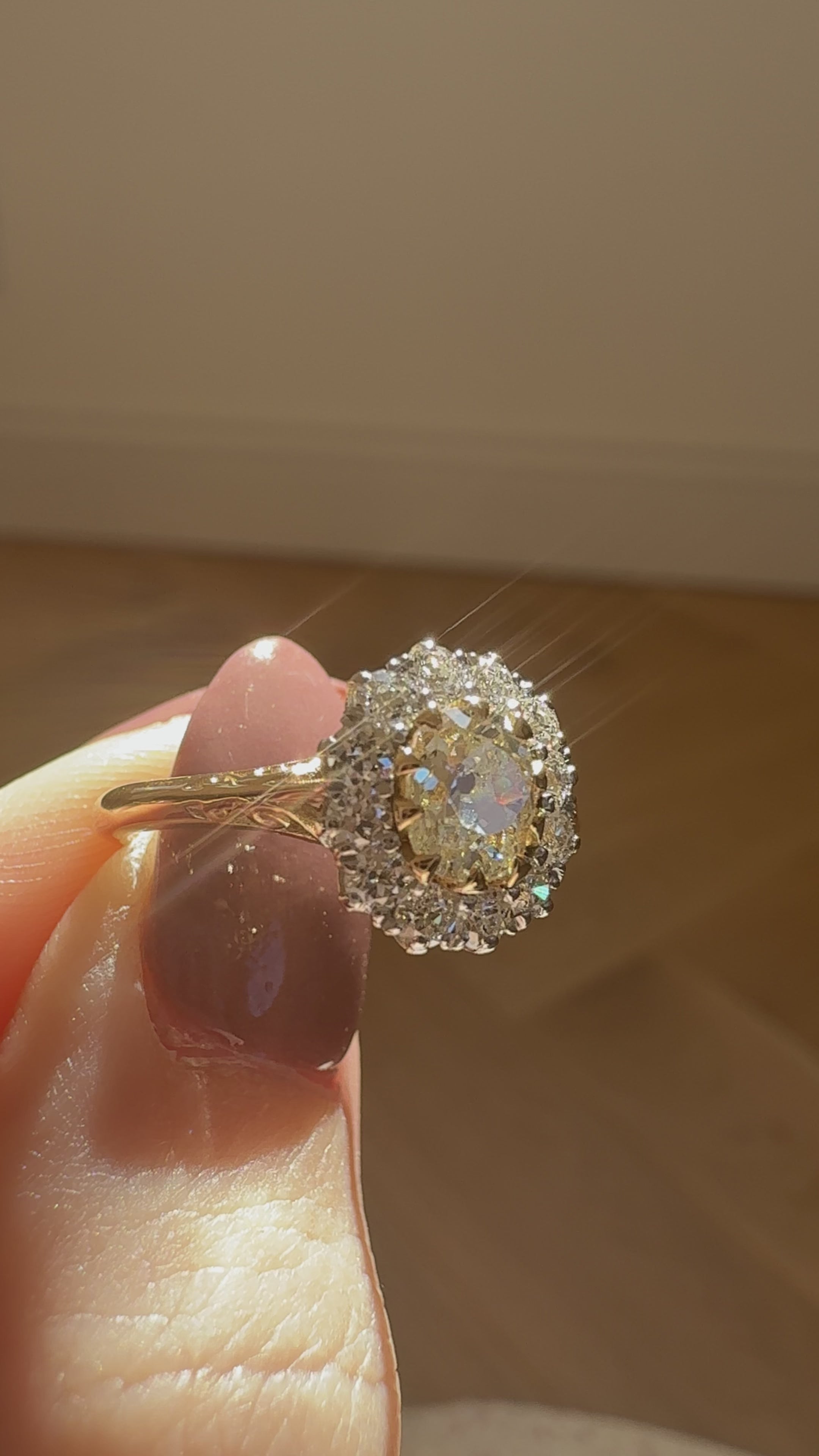 Old Mine cut diamond Rings