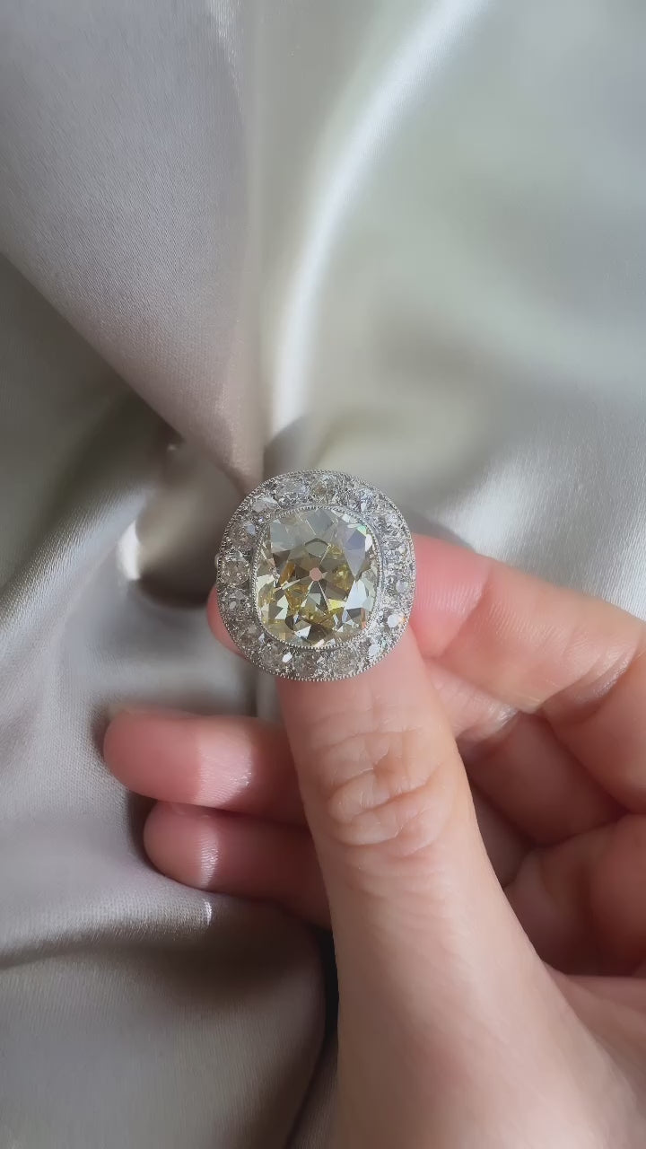 Old Mine cut diamond 