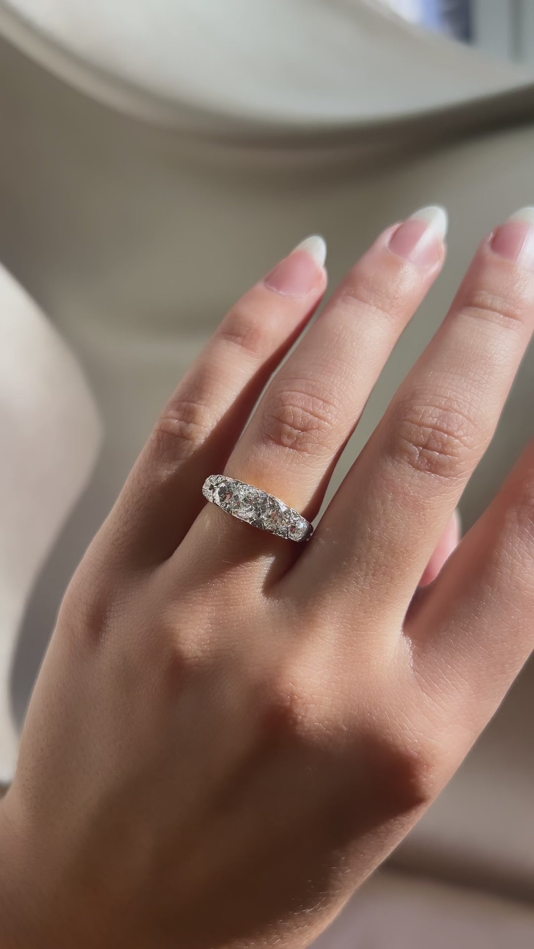 Less than 1  vintage engagement ring