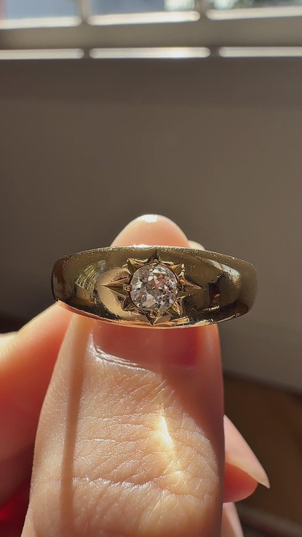 Old Mine cut diamond Rings