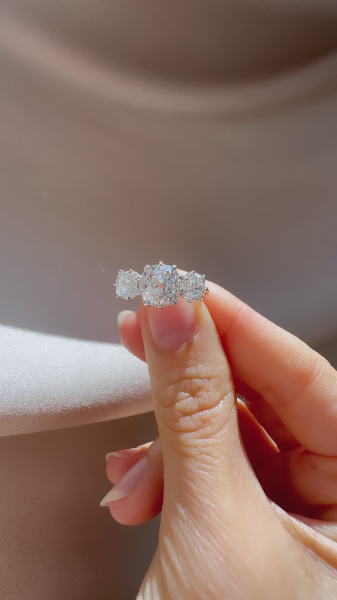 Old Mine cut diamond 