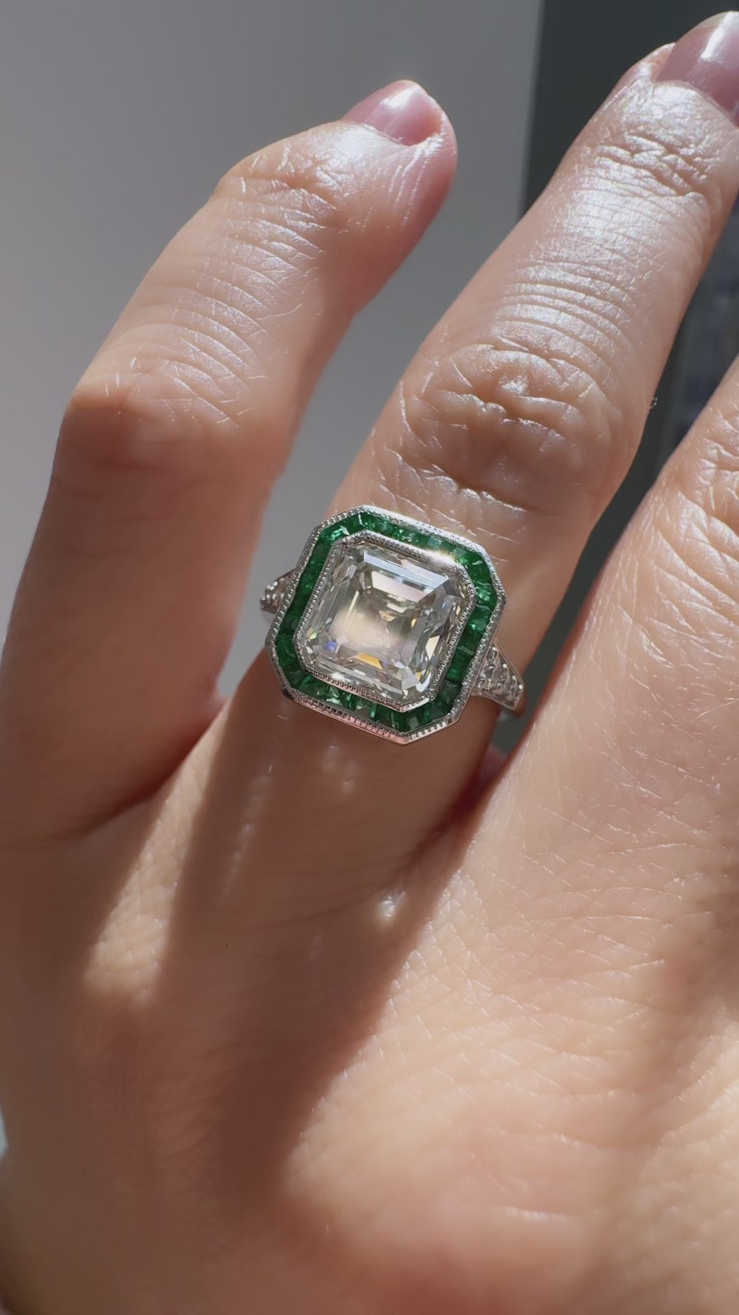 j-k-l color, vvs clarity diamond in platinum setting