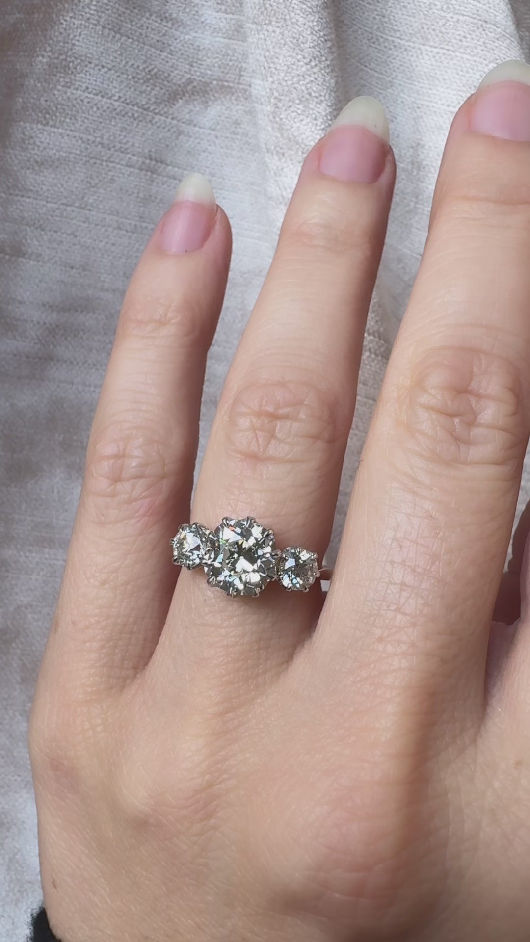 Old Mine cut diamond Rings