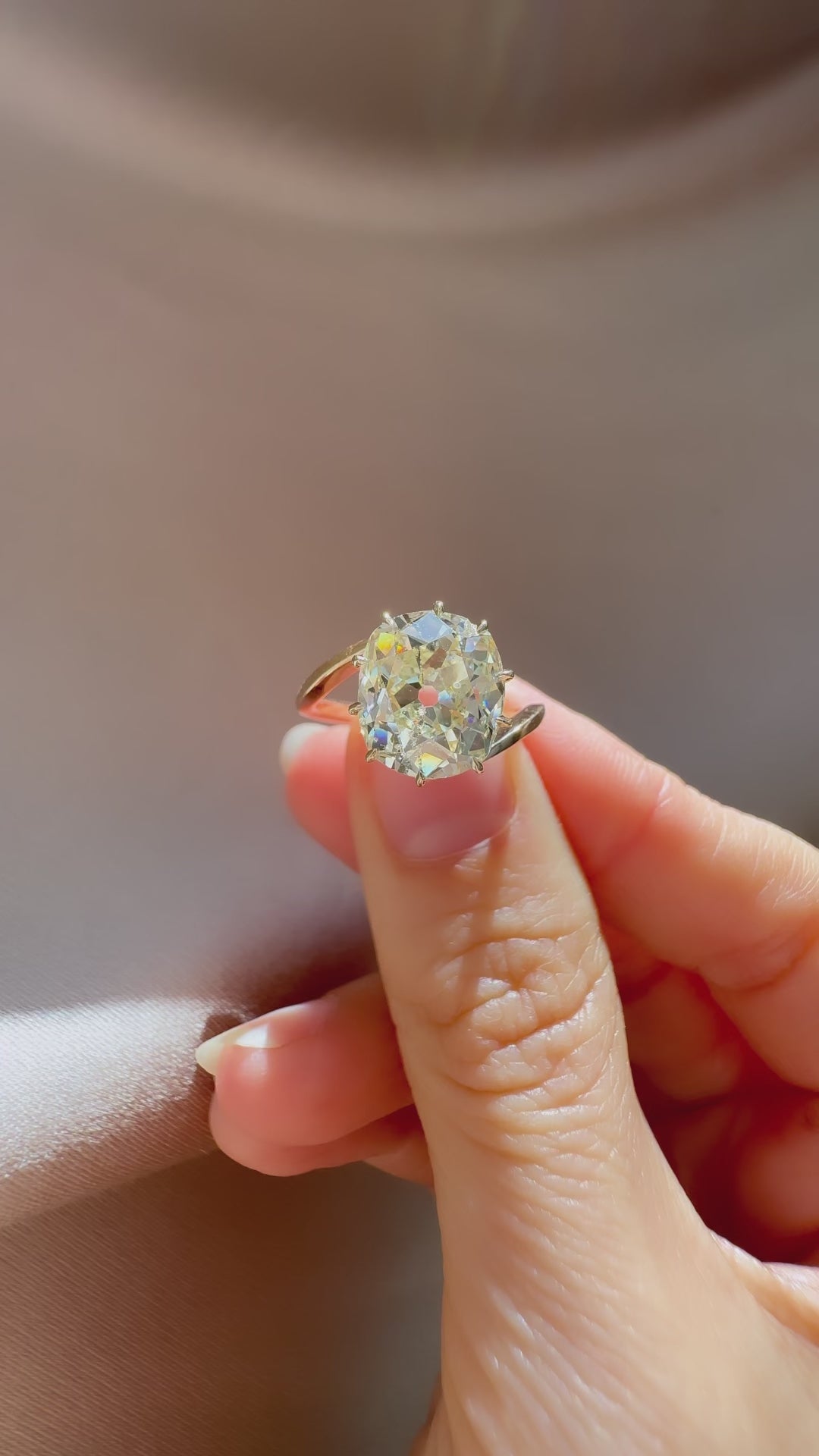 Old Mine cut diamond 