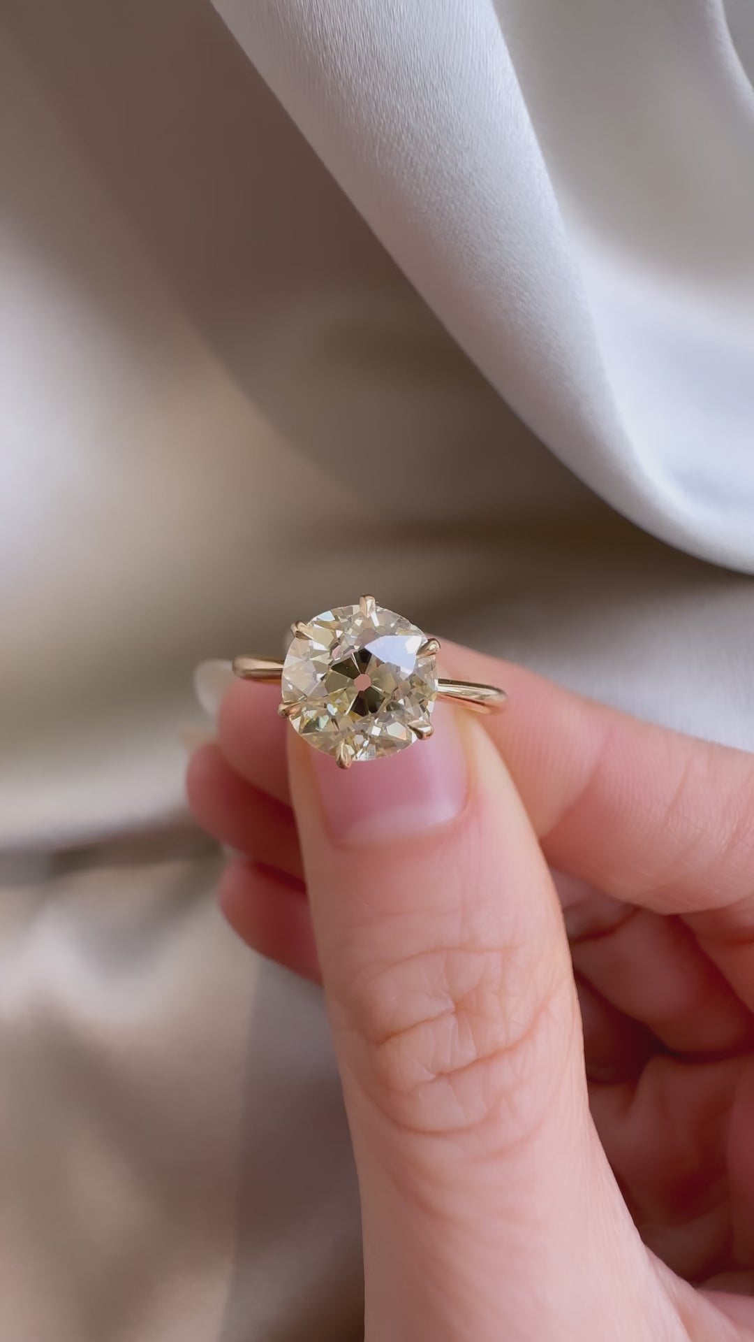 Old European cut diamond 