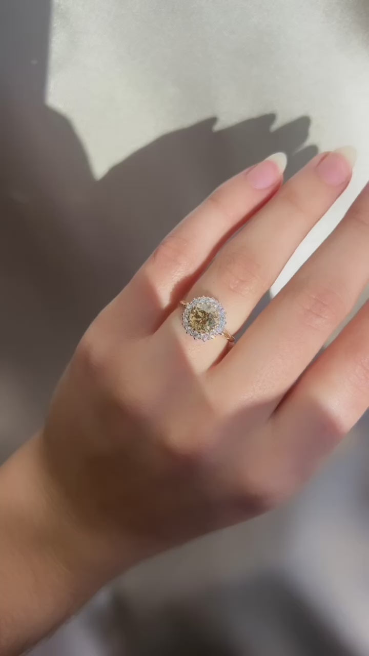 Old European cut diamond 