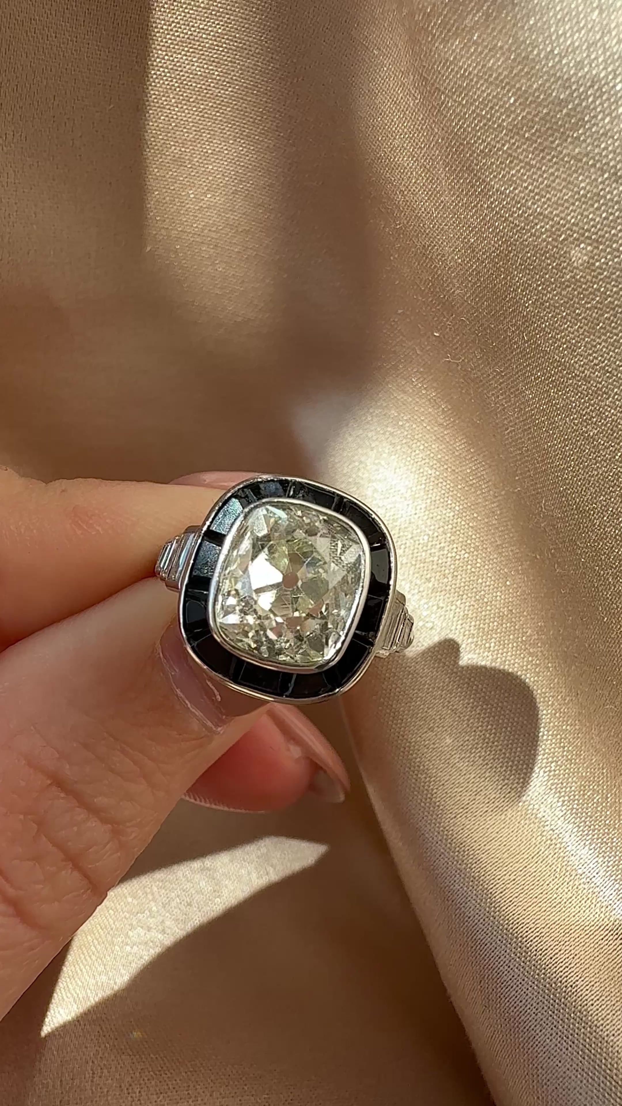 Old Mine cut diamond Rings