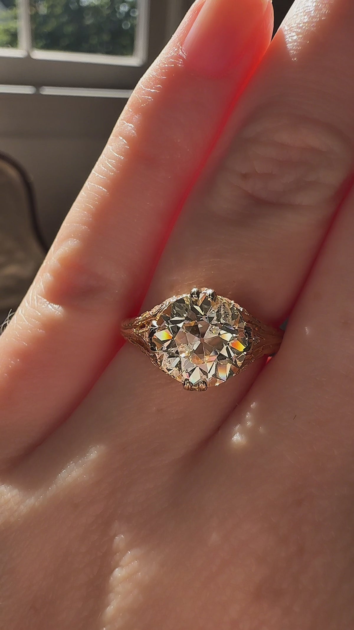  videos and images of vintage Engagement Rings-Old European cut diamond Engagement Rings