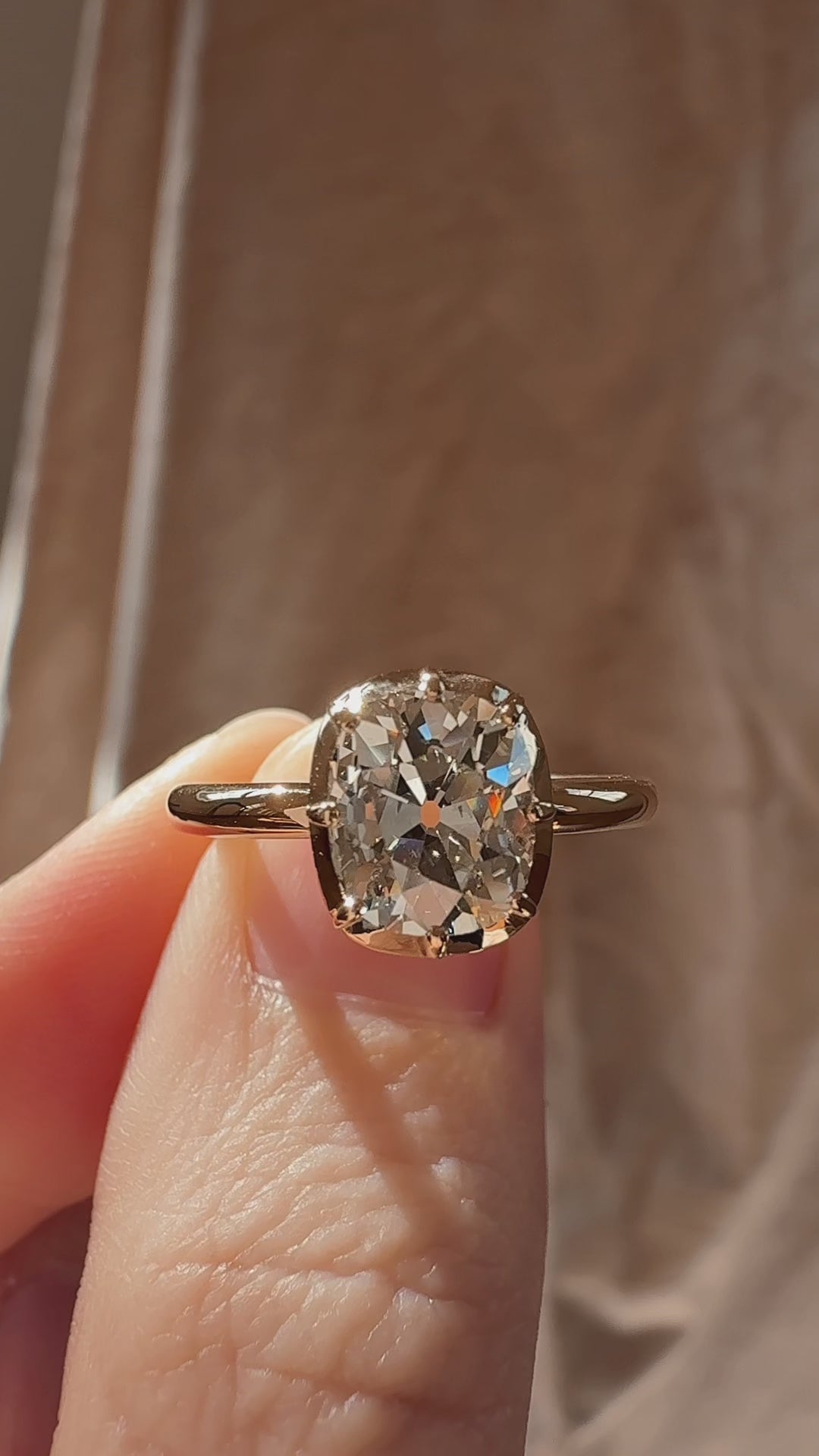 Old Mine cut diamond Rings