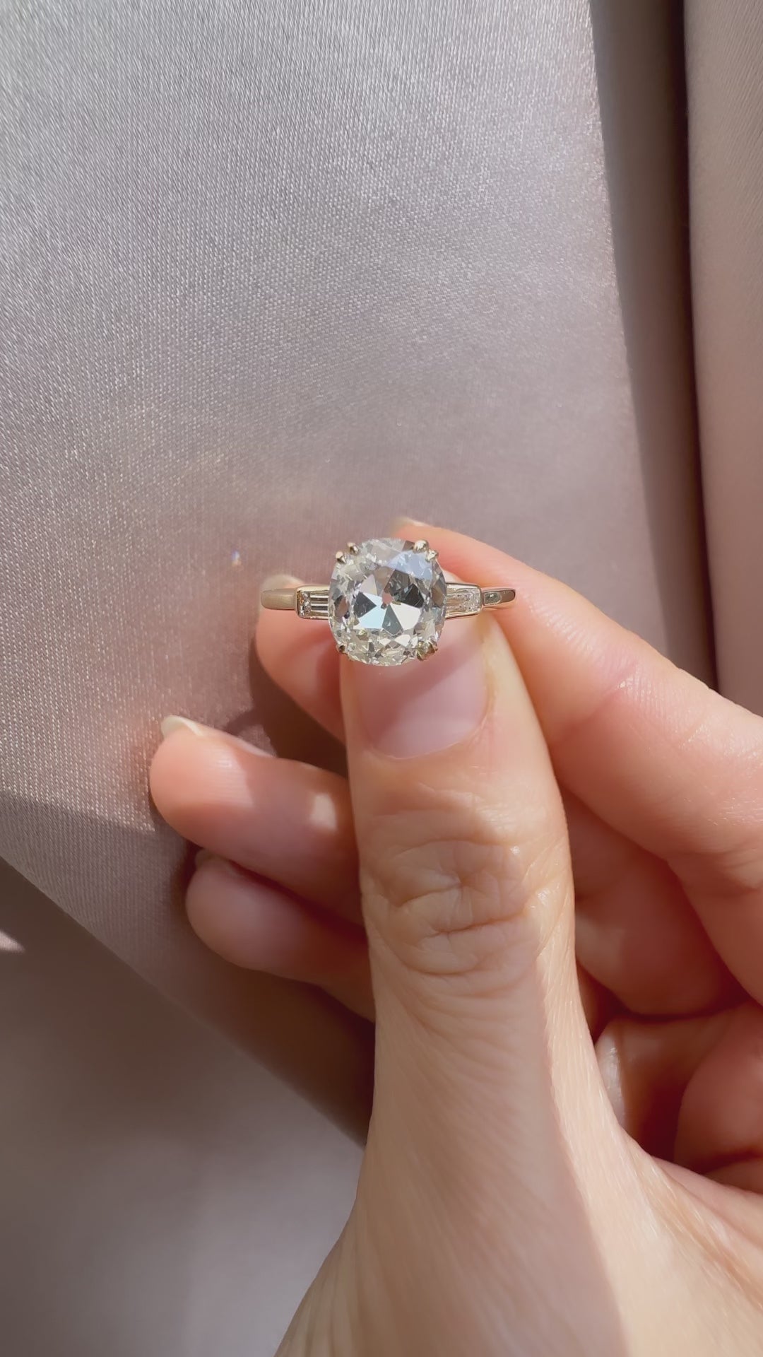 Old Mine cut diamond 