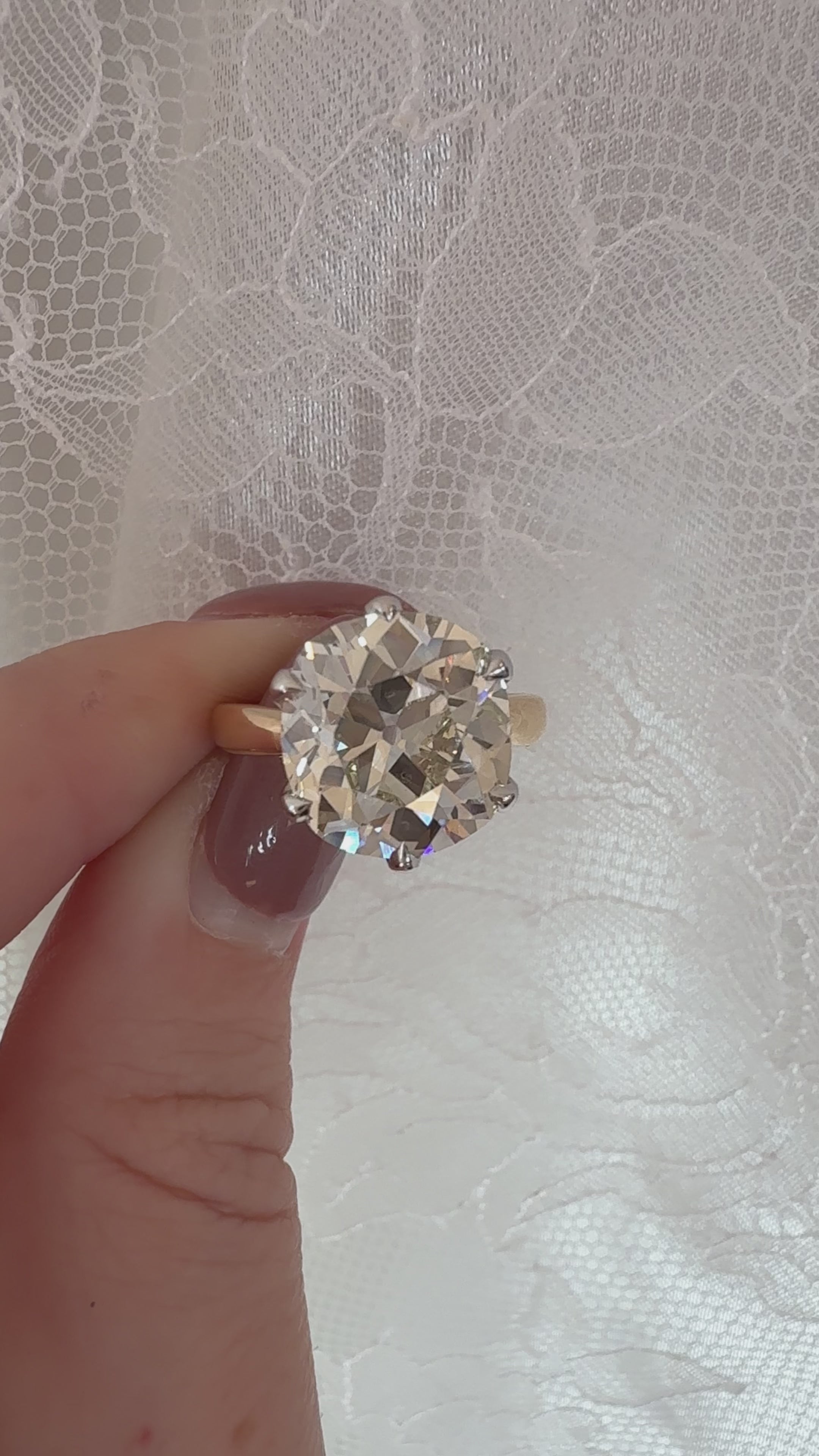 Old Mine cut diamond Rings