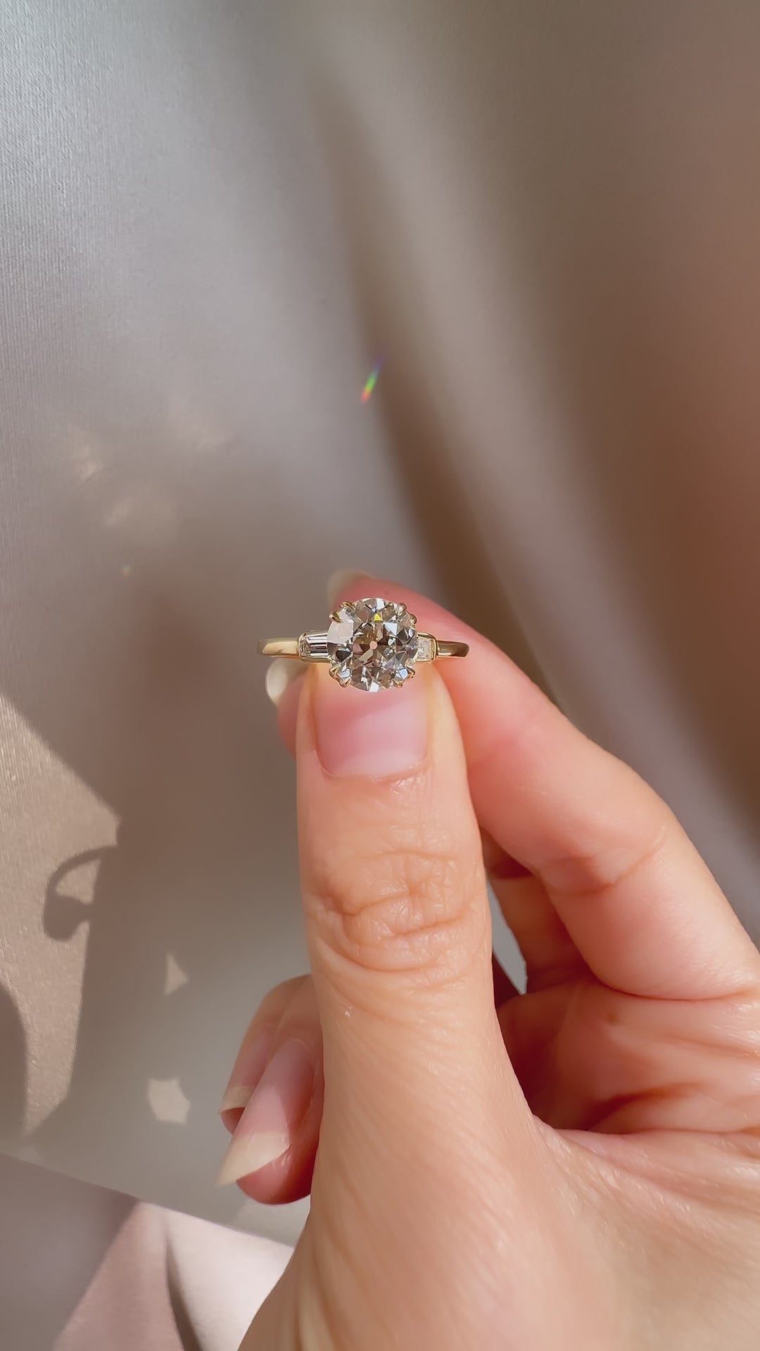 Old European cut diamond 