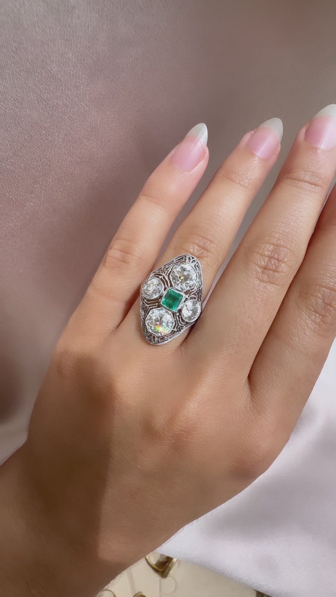 Old European cut diamond 