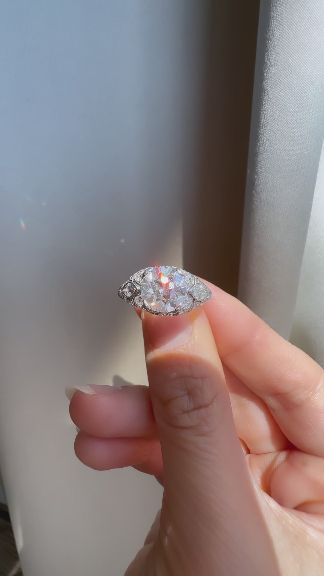 Old European cut diamond 