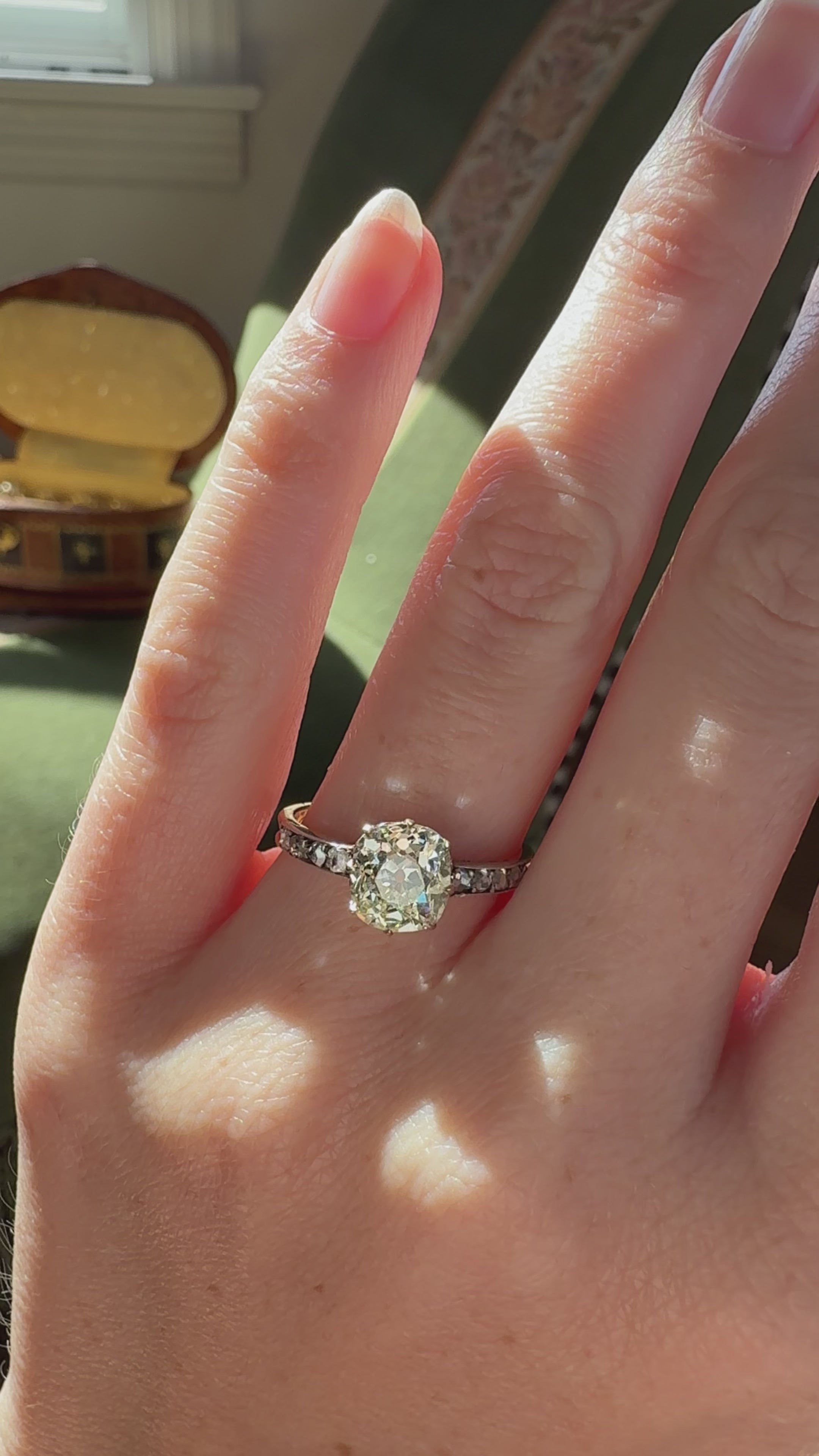 Old Mine cut diamond Rings
