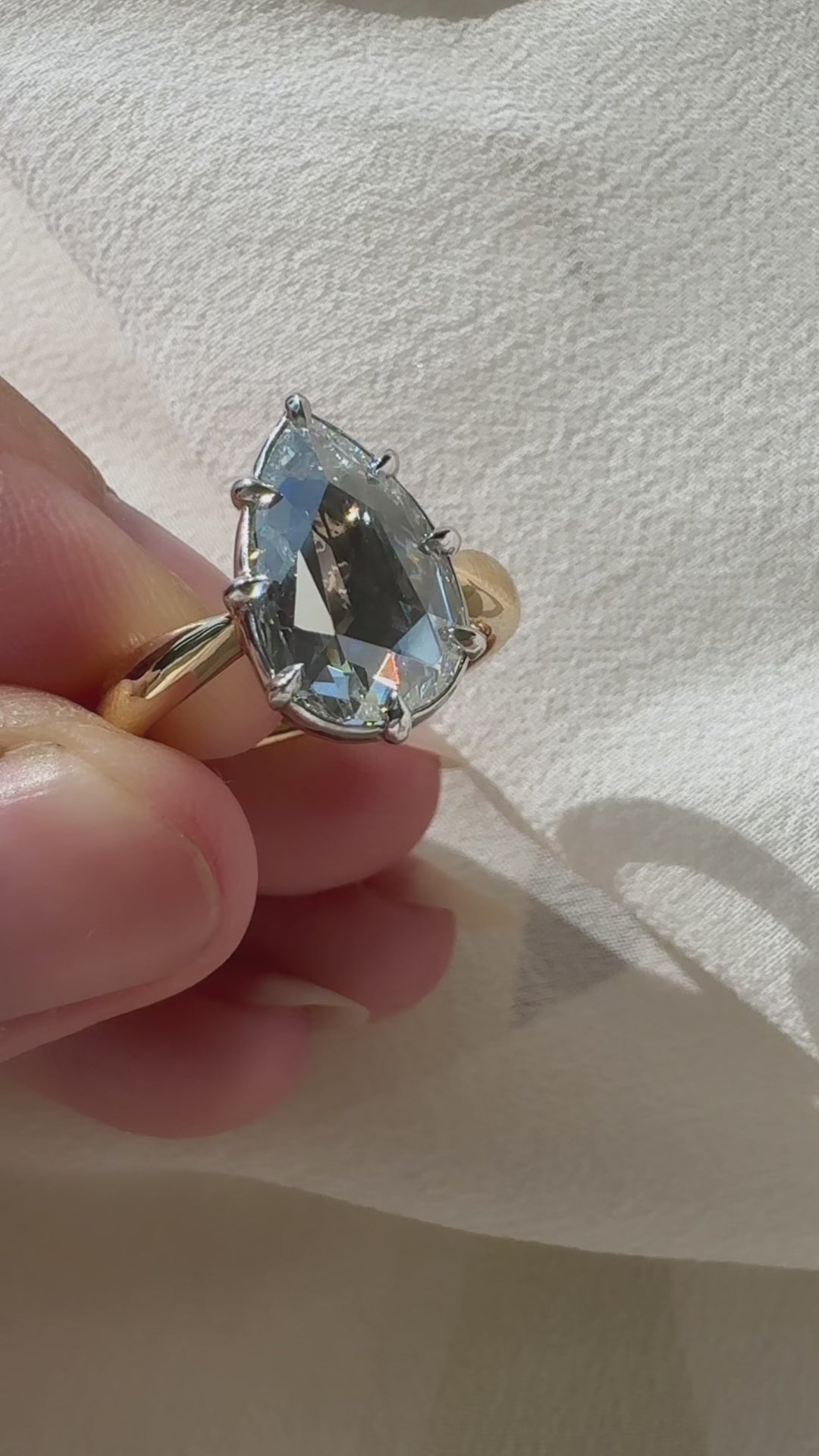 Rose cut diamond Rings