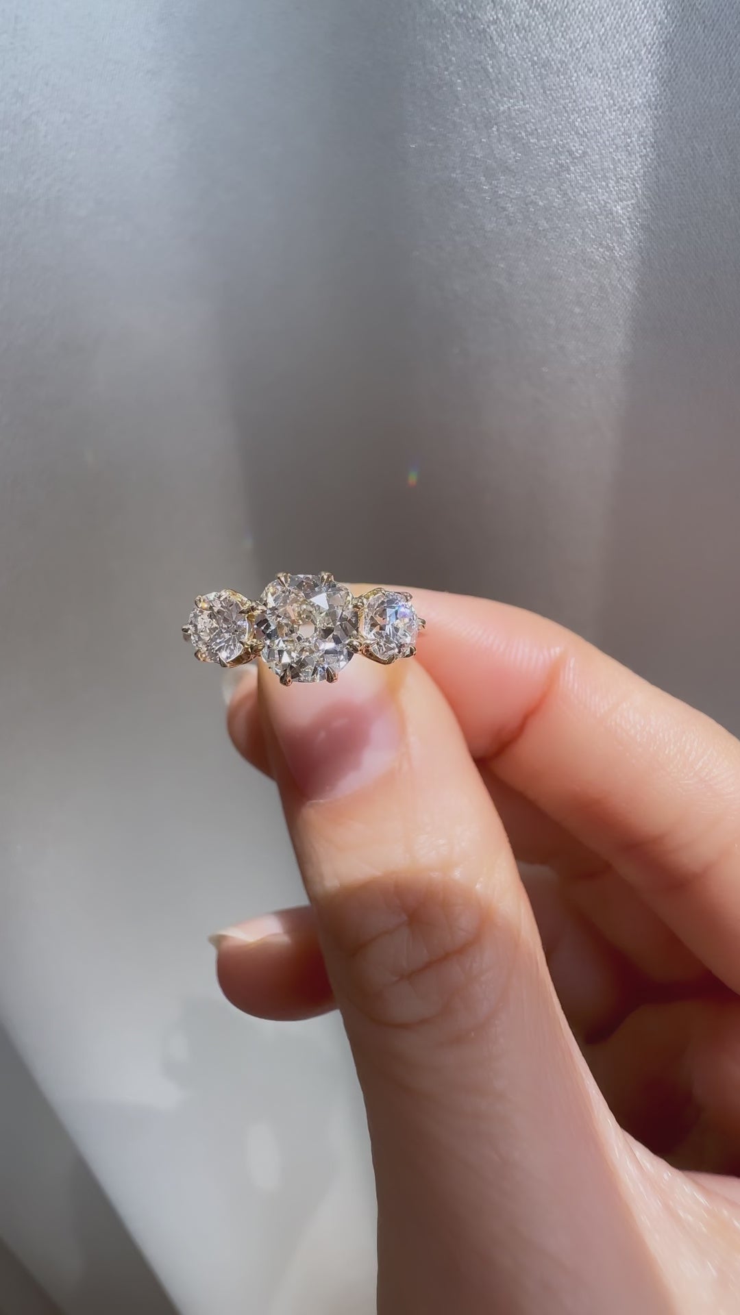 Old Mine cut diamond 