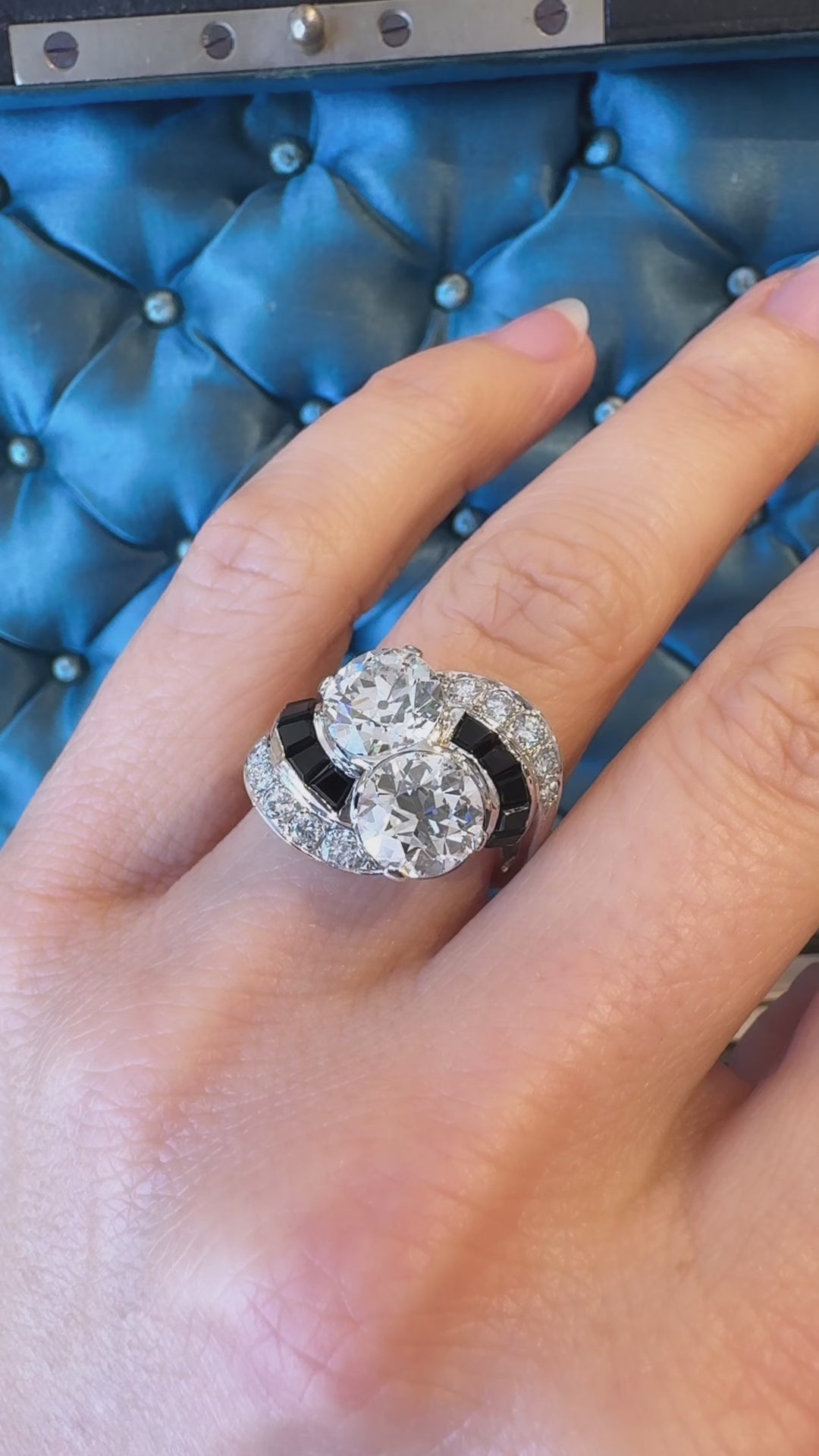 j-k-l color, vs clarity diamond in white gold setting