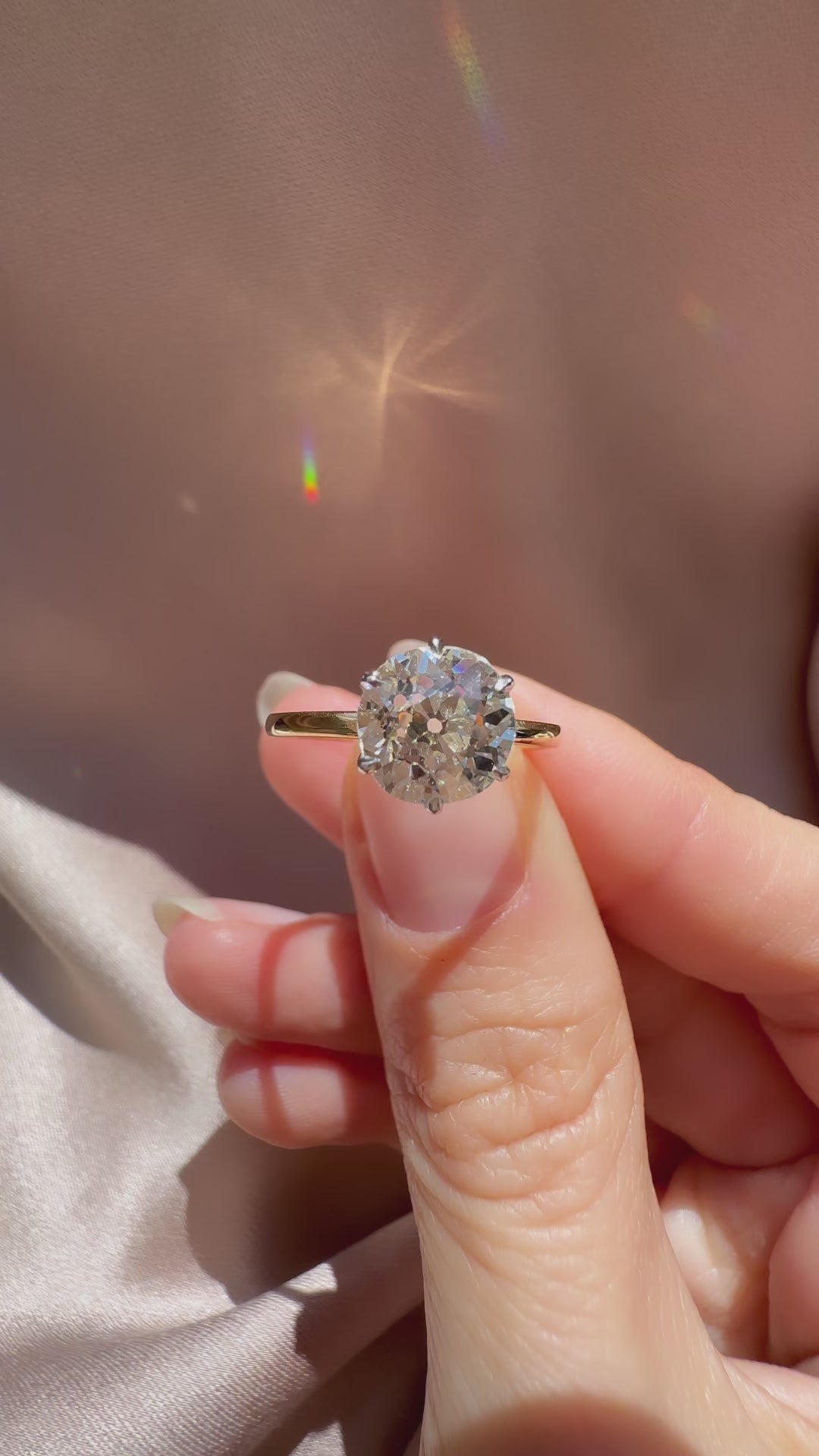 Old Mine cut diamond 