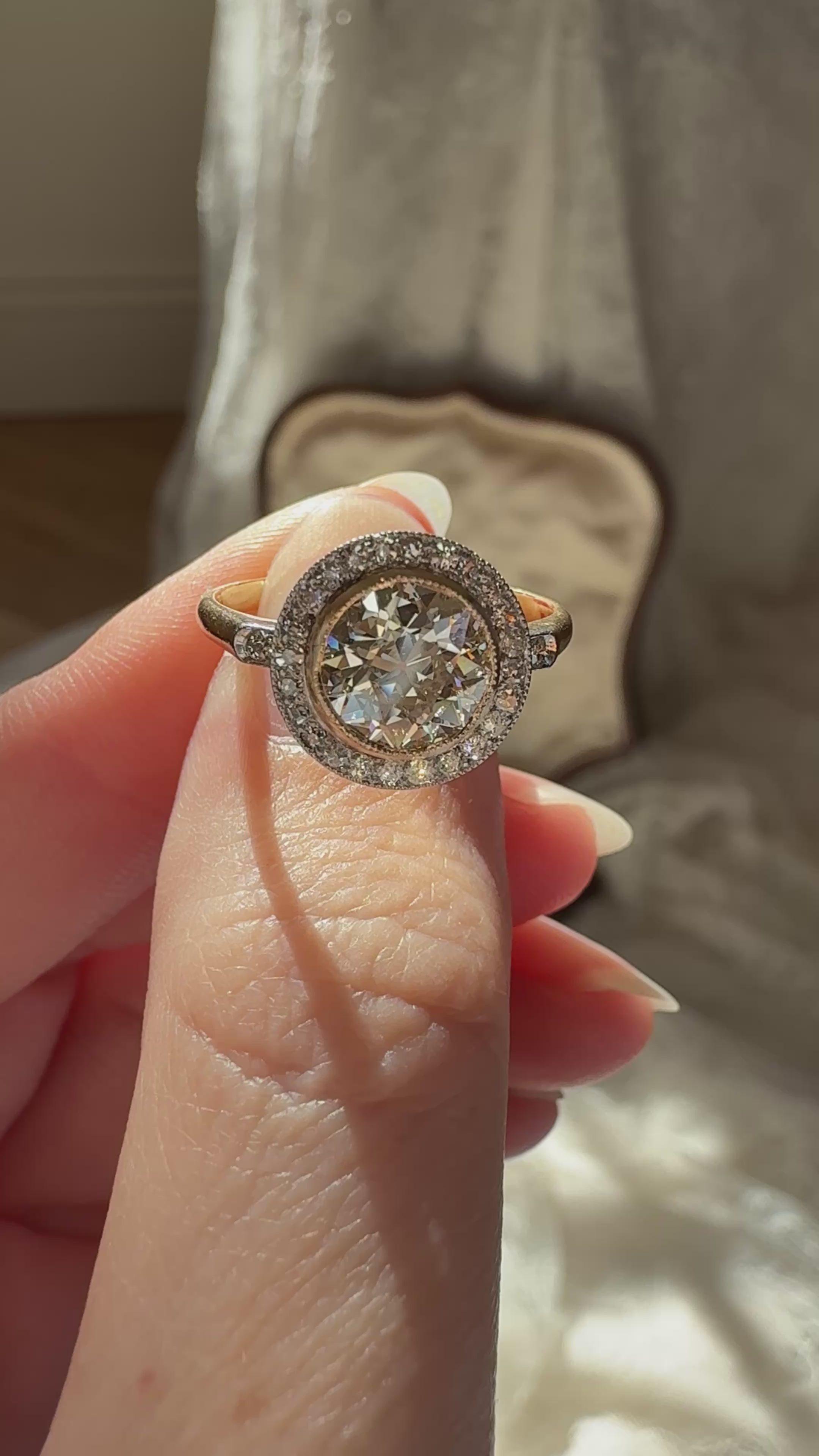  videos and images of vintage Uncategorized-Old European cut diamond Uncategorized