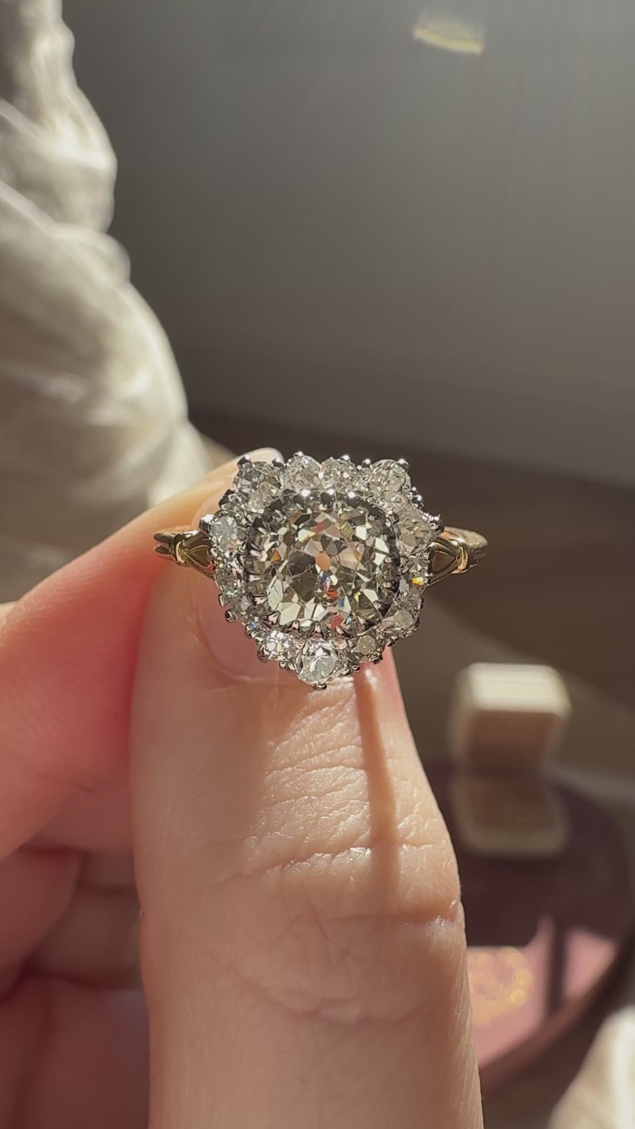 Old Mine cut diamond Rings