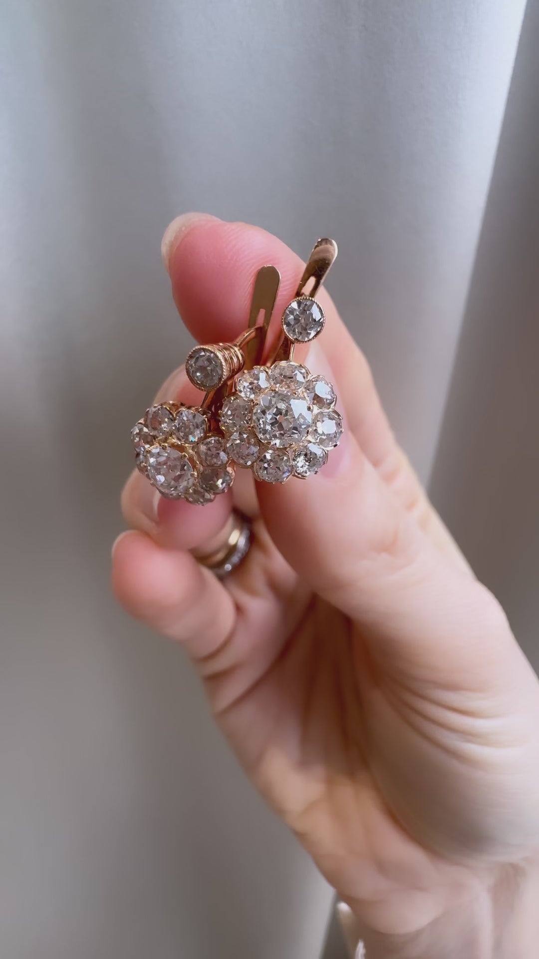 Antique Diamond Earrings diamond