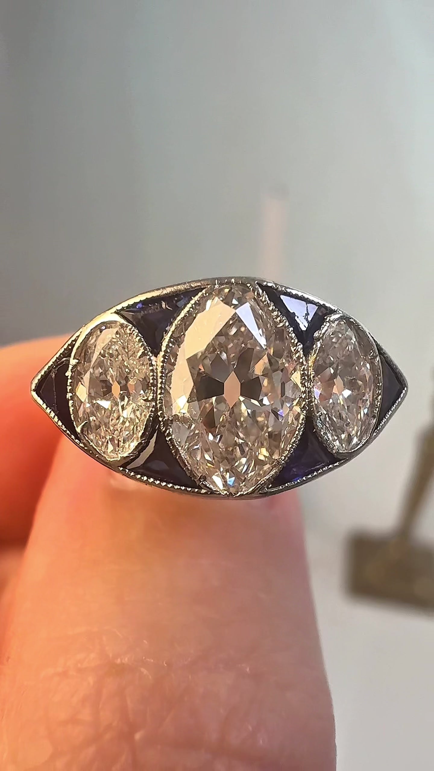 Marquise/Oval cut diamond Engagement Rings