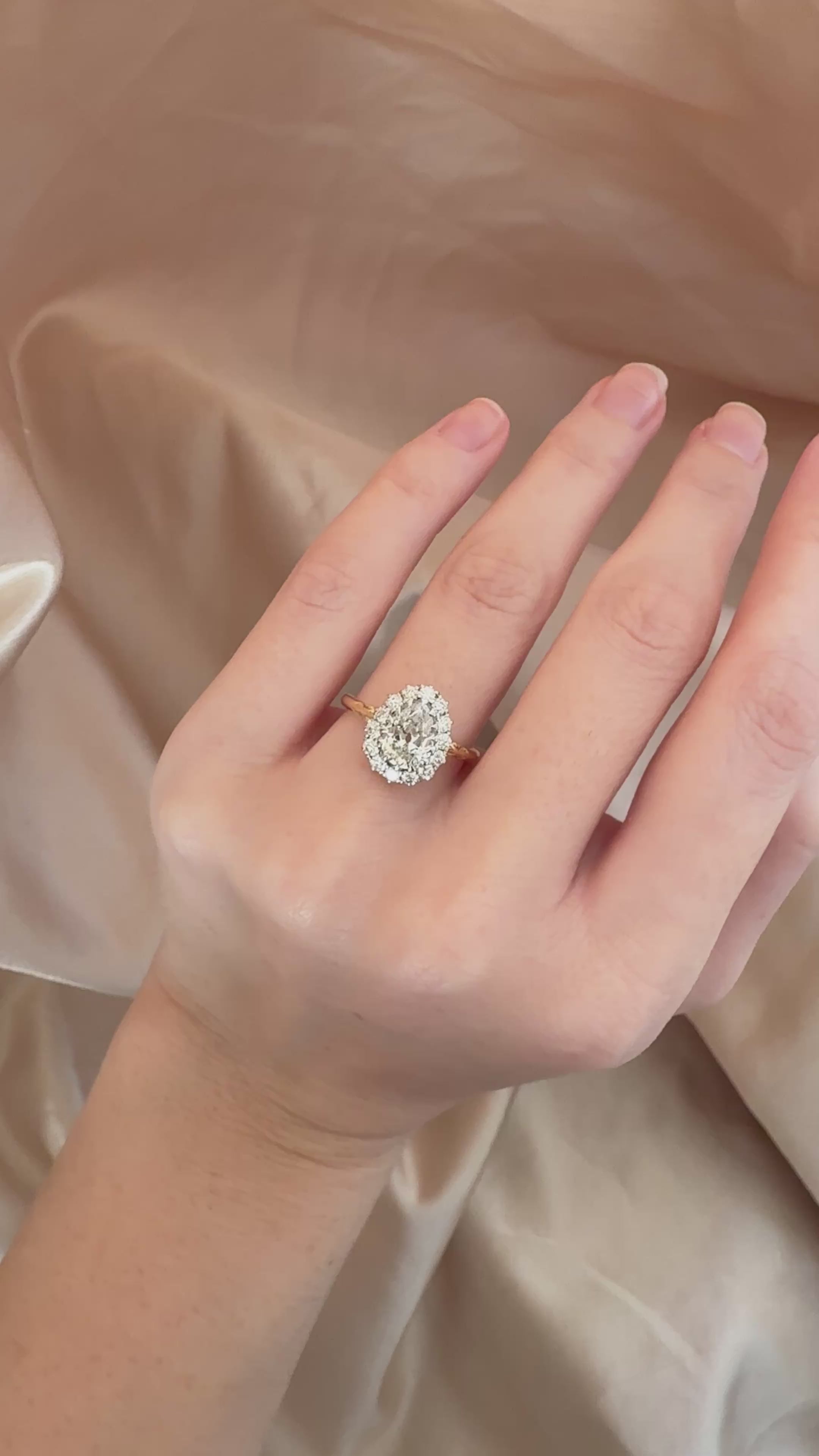 Pear cut diamond Rings