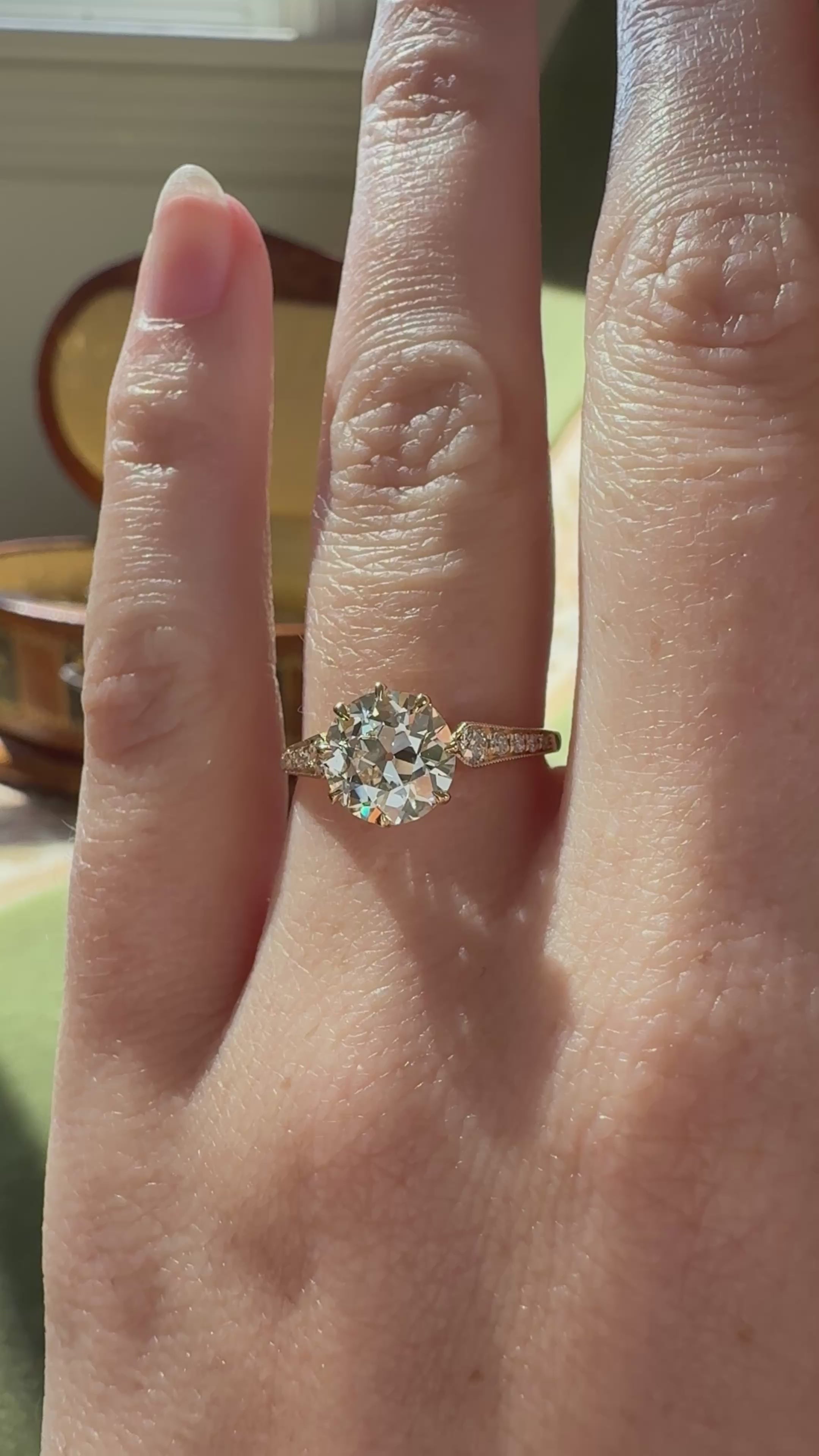  videos and images of vintage Rings-Old European cut diamond Rings