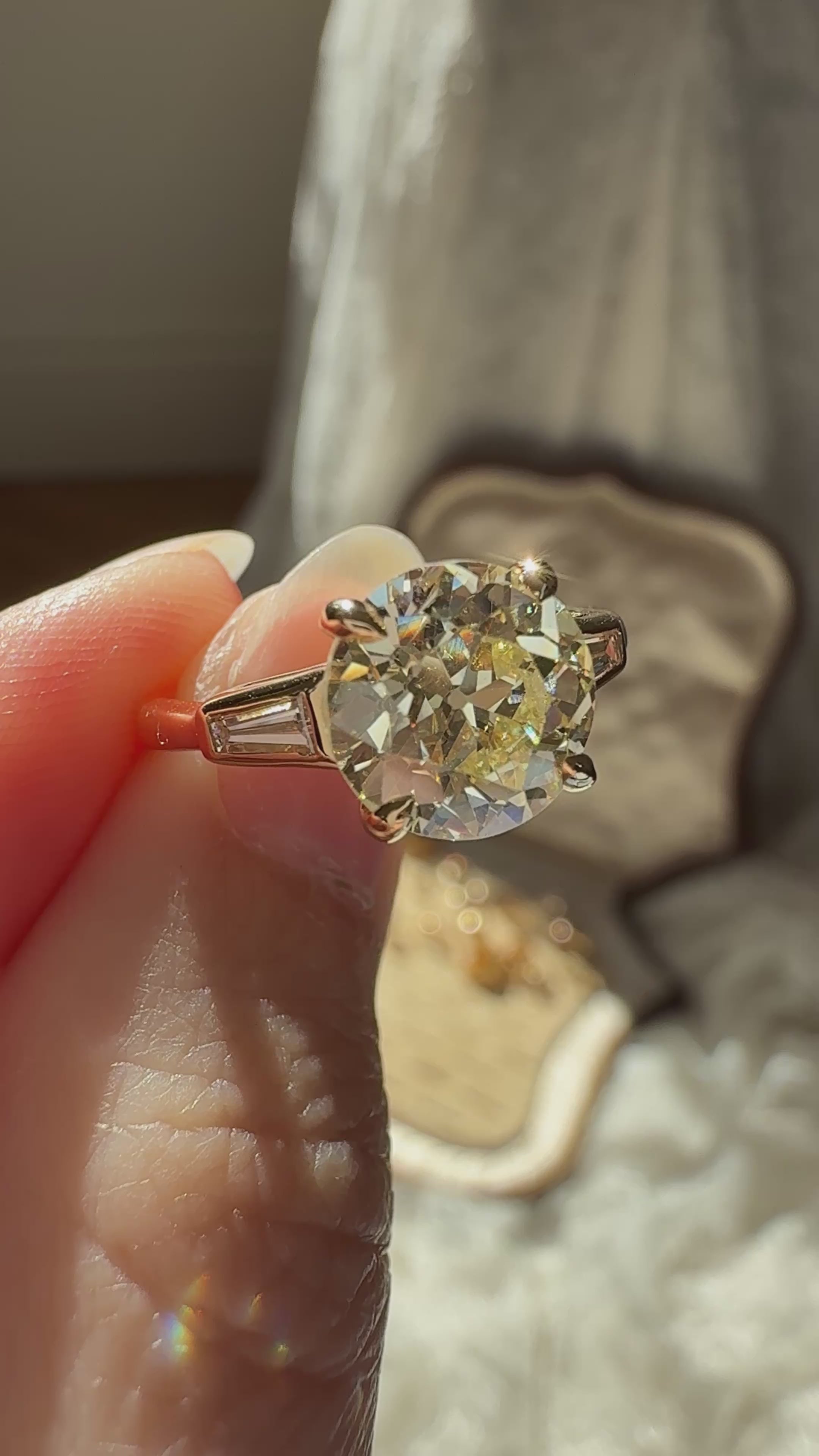  videos and images of vintage Uncategorized-Old European cut diamond Uncategorized