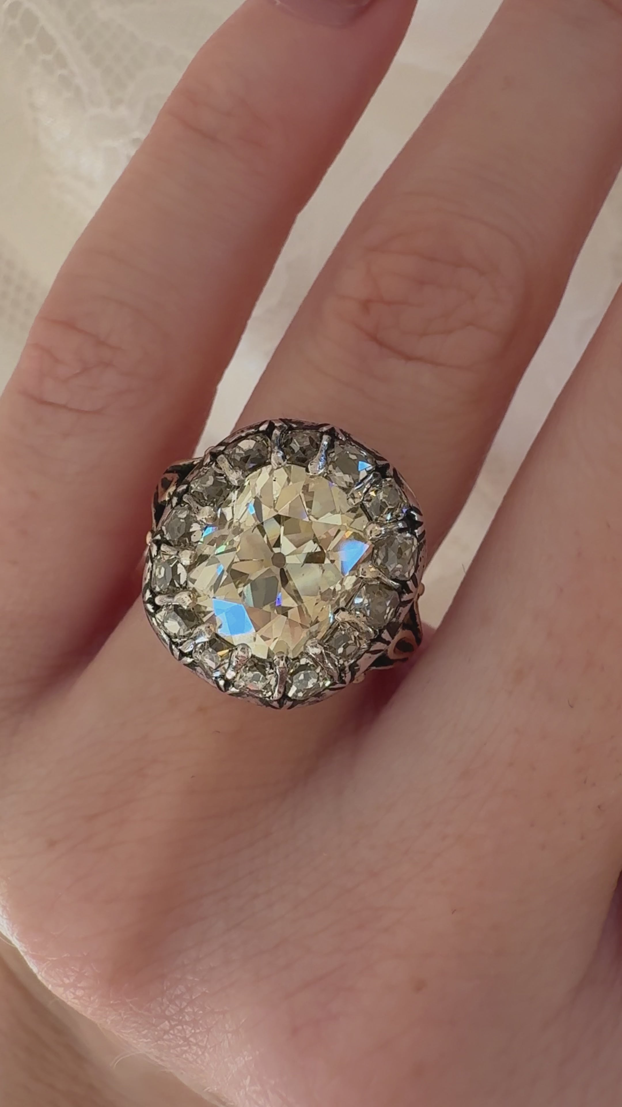  videos and images of vintage Rings-Band Solitaire diamond Rings